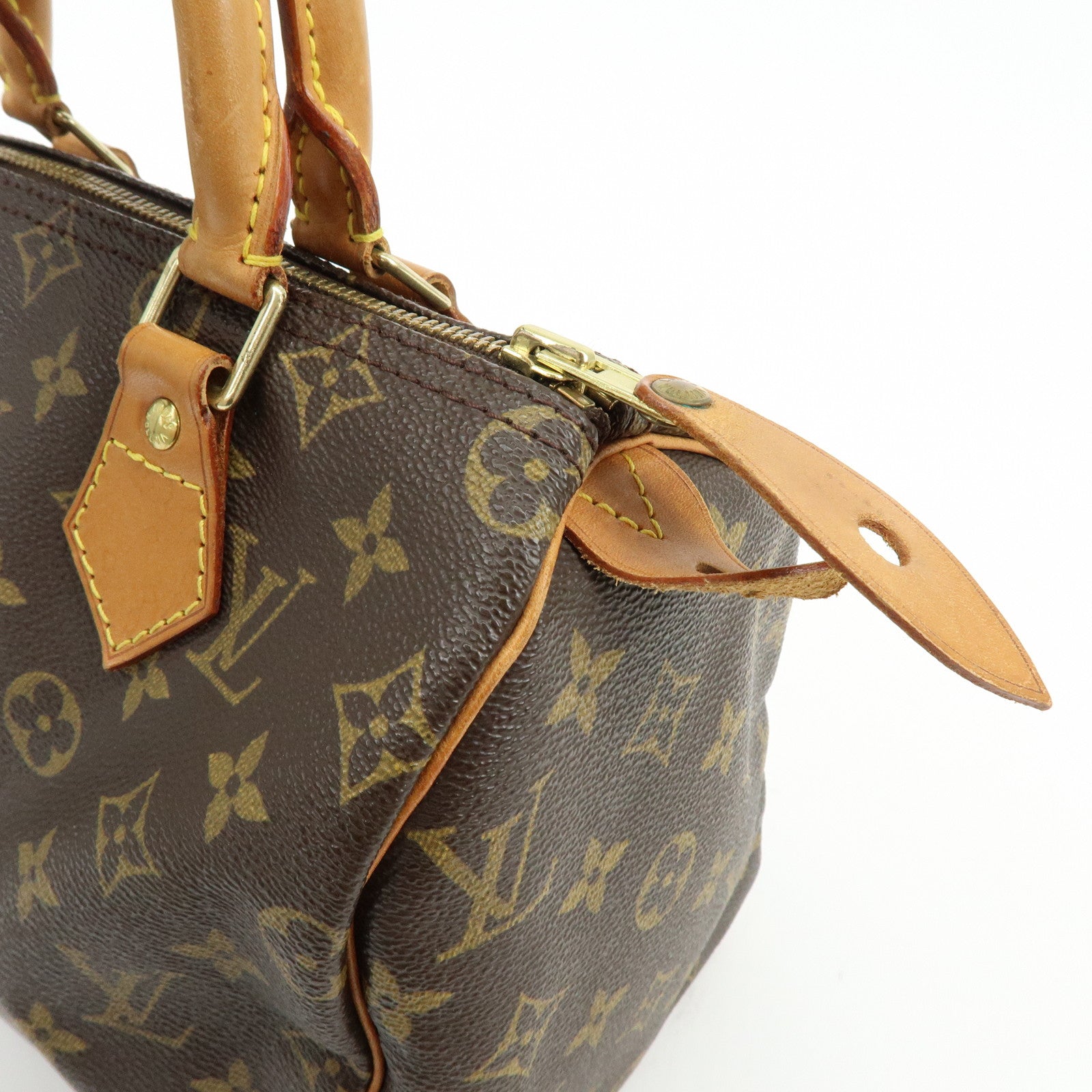 Louis Vuitton Monogram Speedy 25 Boston Bag Hand Bag Brown M41528