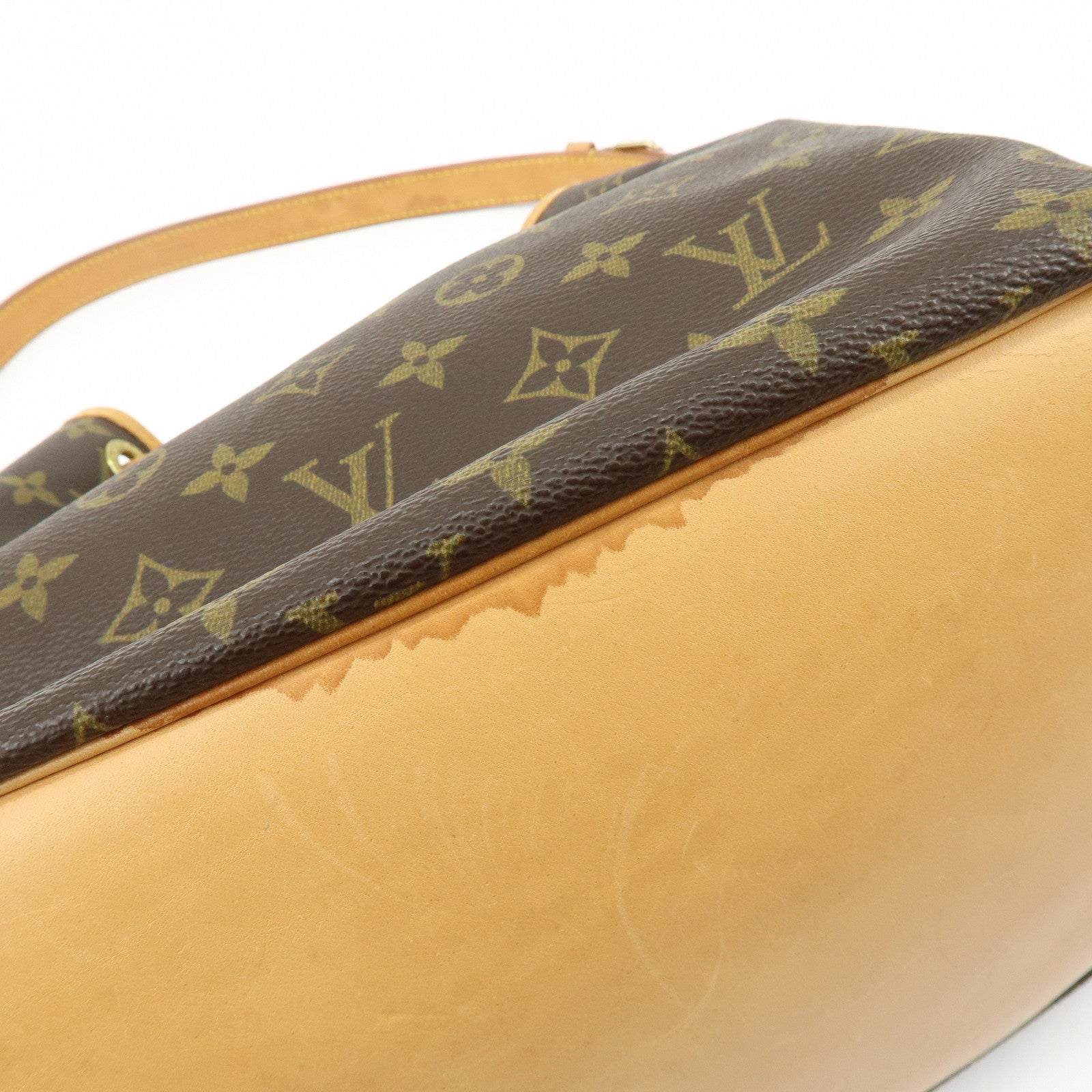 Louis Vuitton Monogram Petit Noe Shoulder Bag Brown M42226