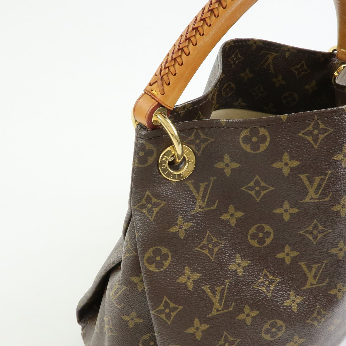 Louis Vuitton Monogram Artsy MM Shoulder Bag Brown M40249