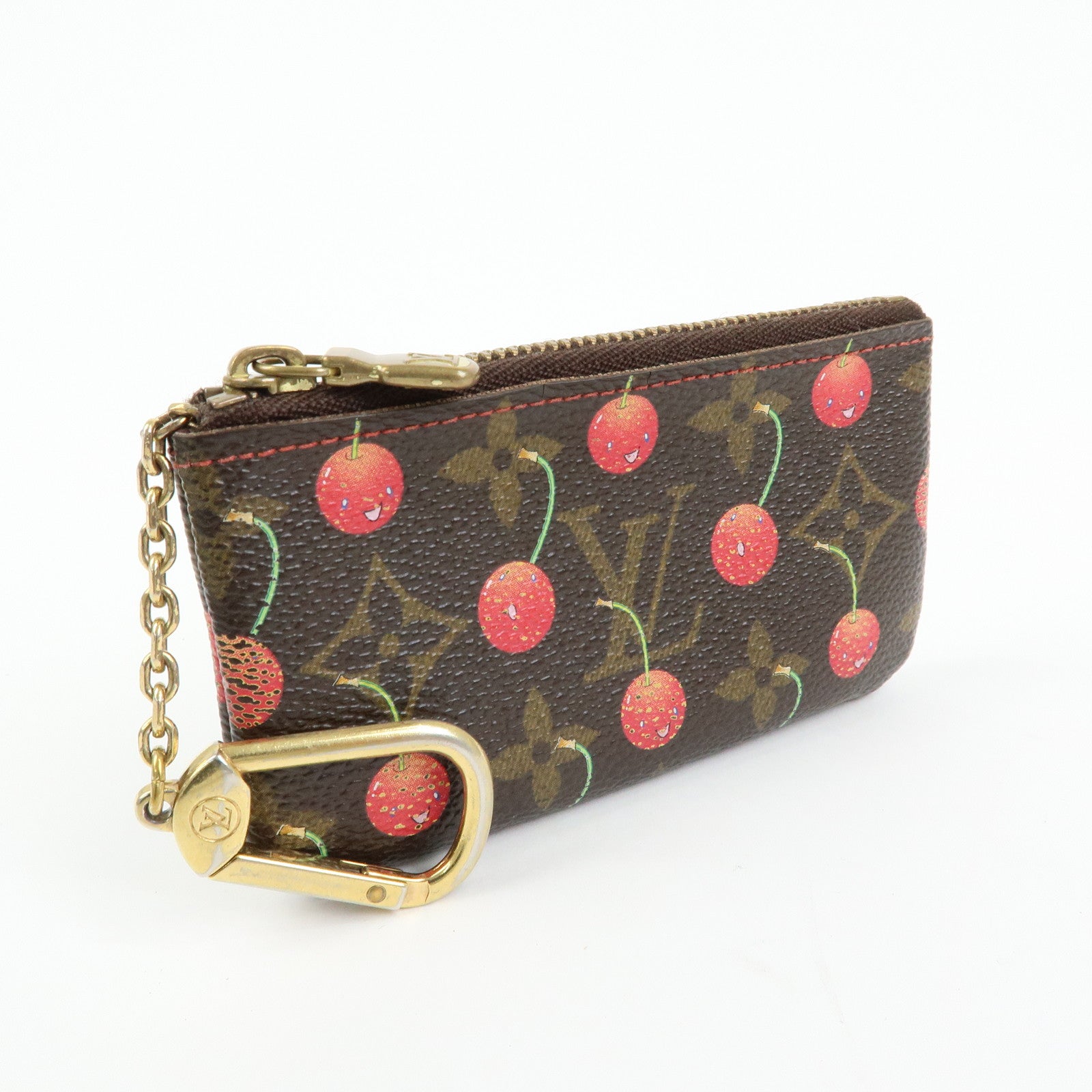 Louis Vuitton Monogram Cherry Pochette Cles Coin Case M95042