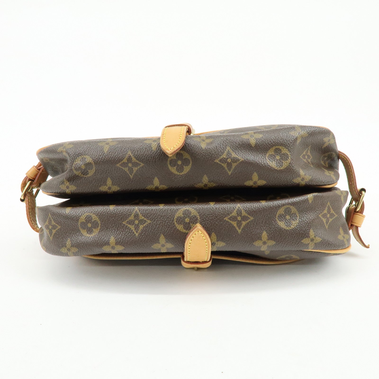 Louis Vuitton Monogram Saumur 30 Canvas Shoulder Bag Brown M42256