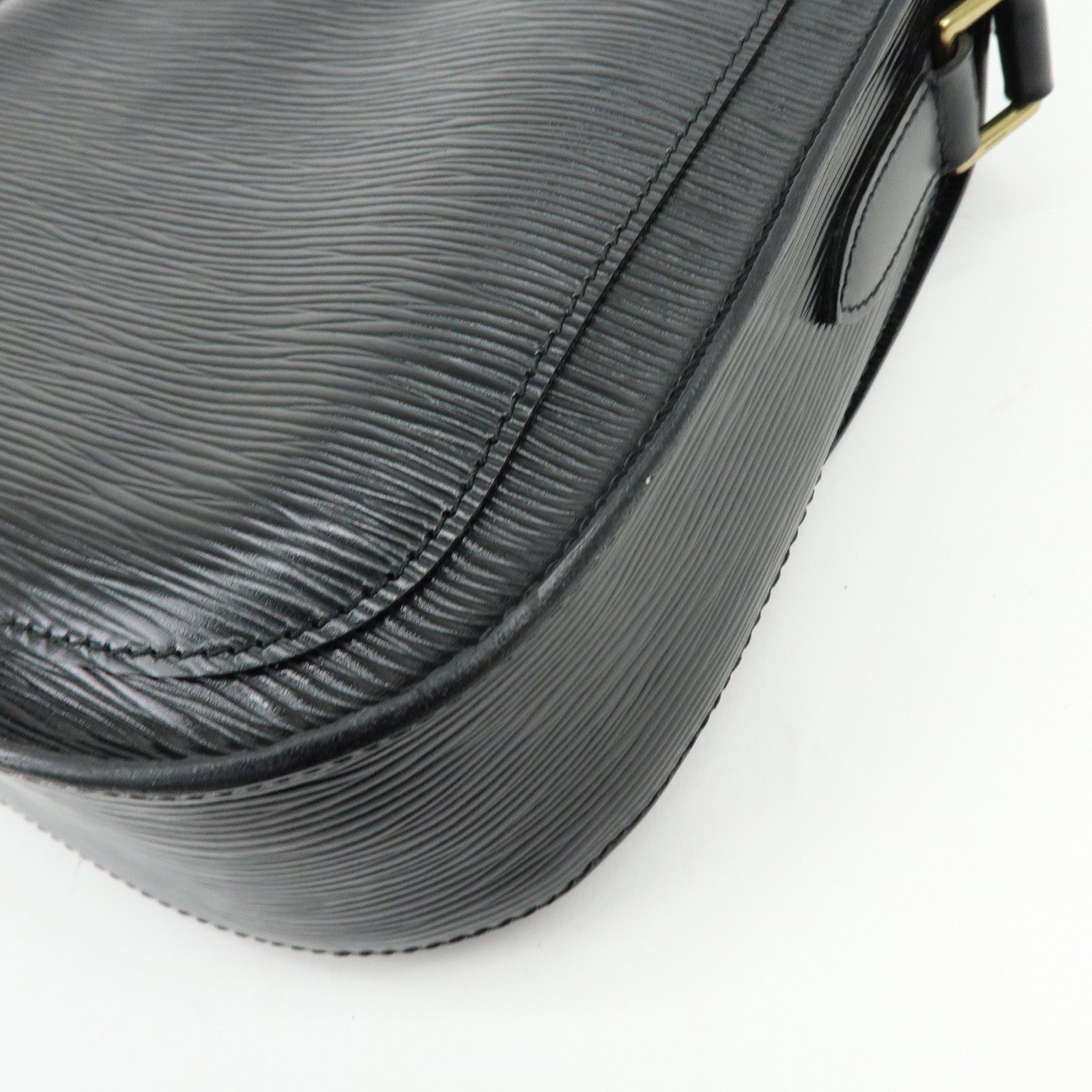 Louis Vuitton Epi Saint Cloud Shoulder Bag Black Noir M52192