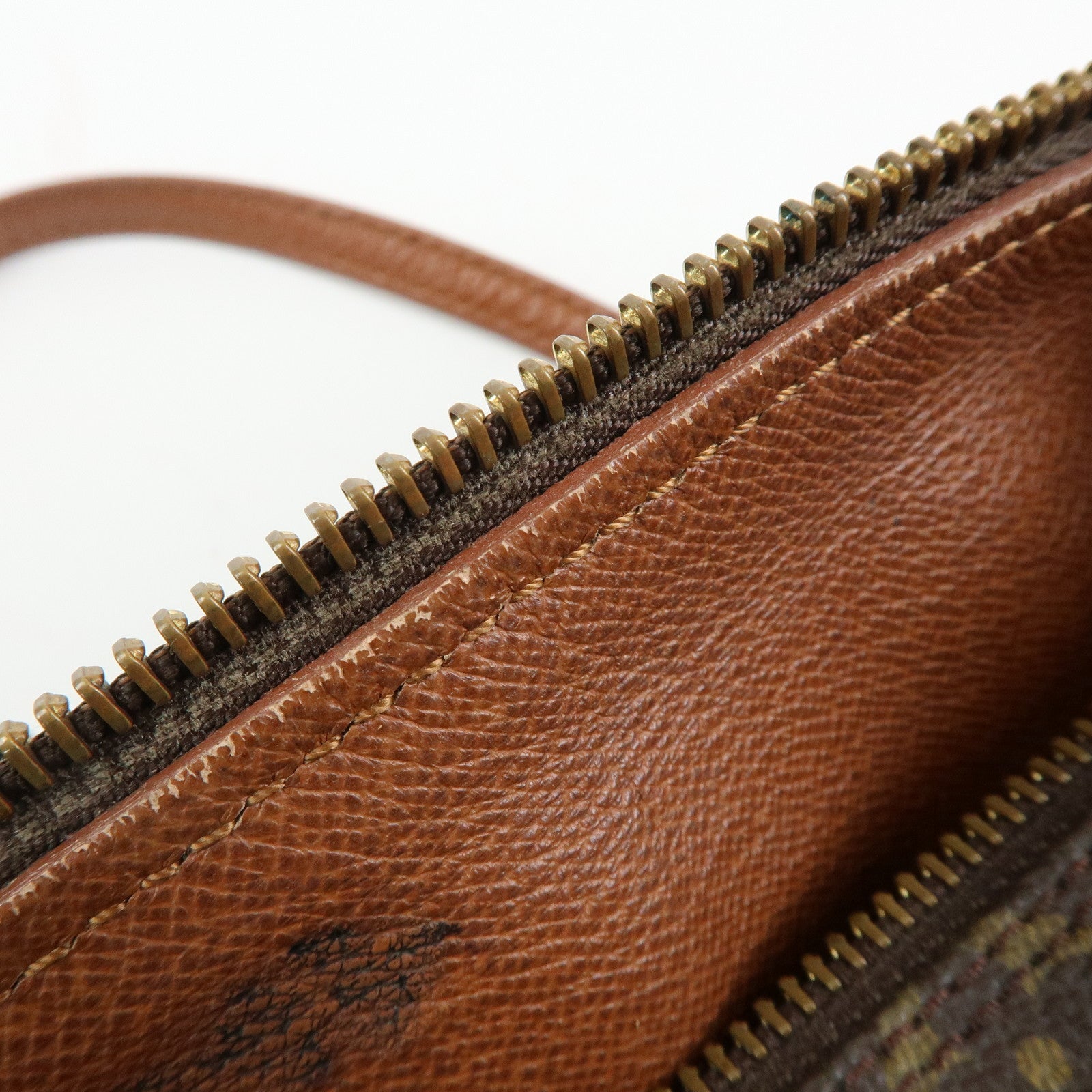 Louis Vuitton Monogram Papillon 26 Hand Bag Brown M51366