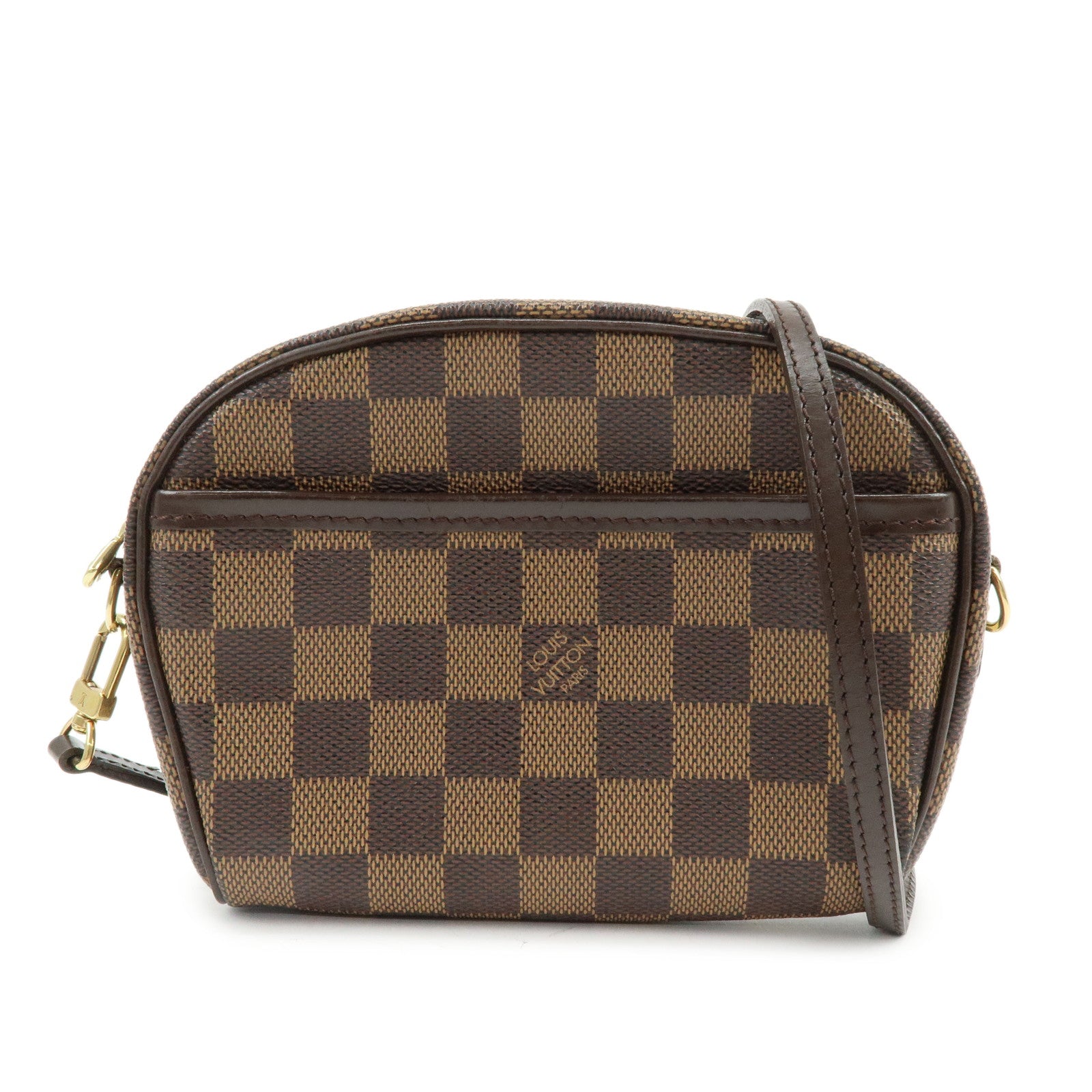 Louis Vuitton Damier Pochette Ipanema Shoulder Bag Ebene N51296