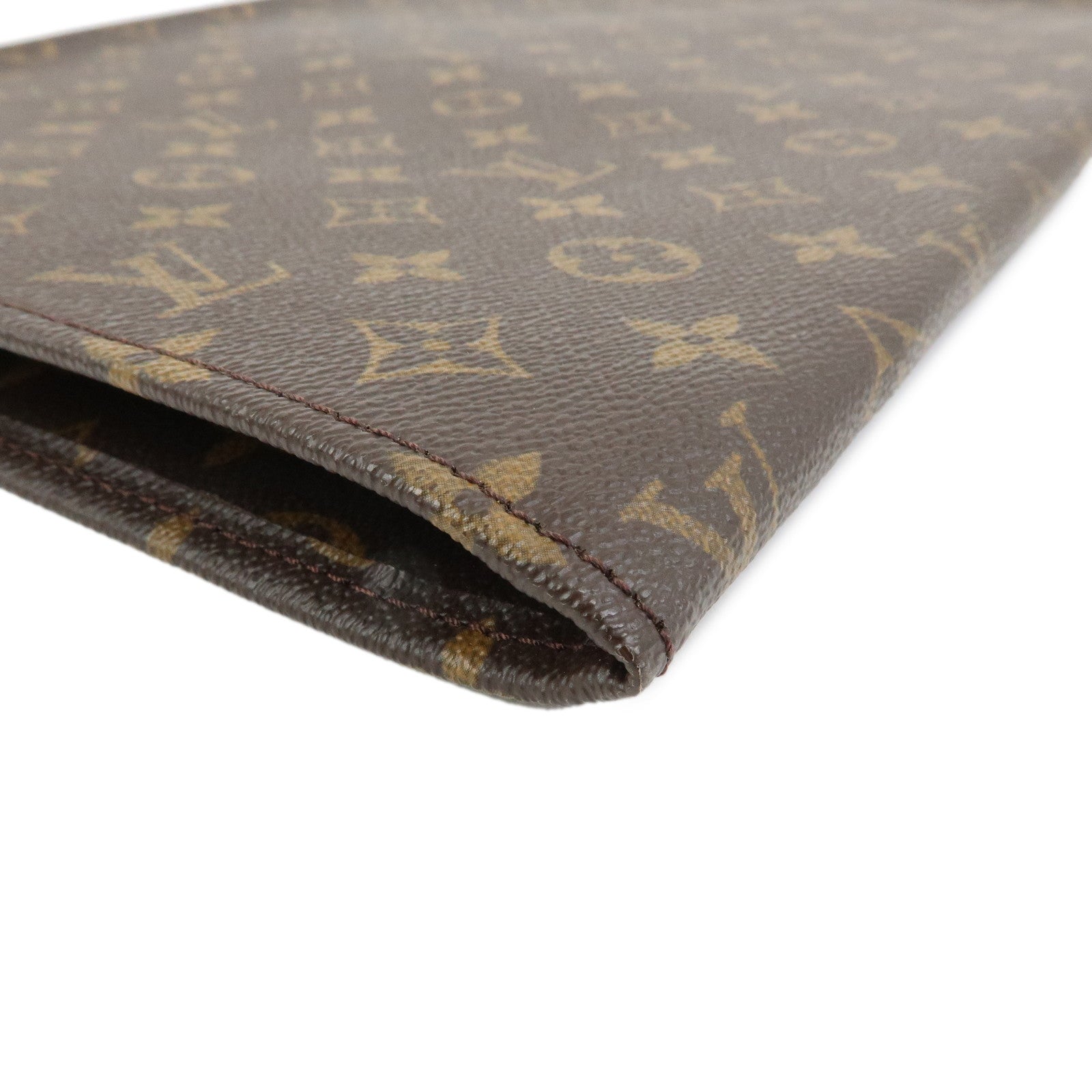 Louis Vuitton Monogram Posh Documents Clutch Bag Brown M53456
