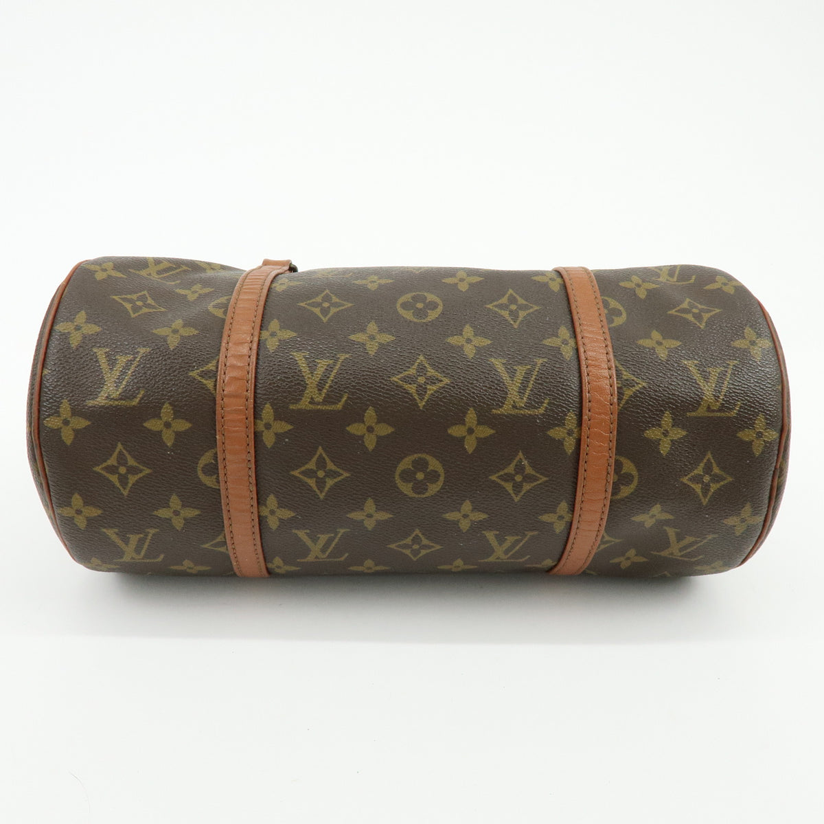 Louis Vuitton Monogram Papillon 30 Hand Bag Brown M51365