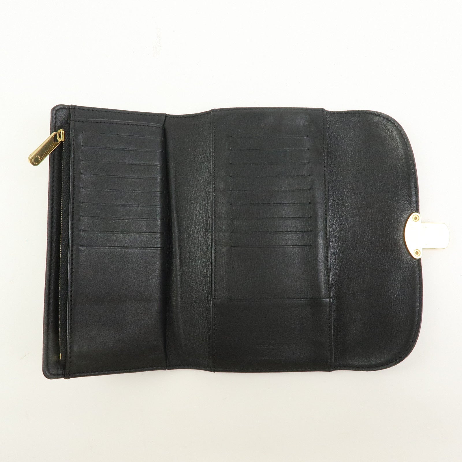 Louis Vuitton Monogram Mahina Portefeuille Amelia Wallet M95549