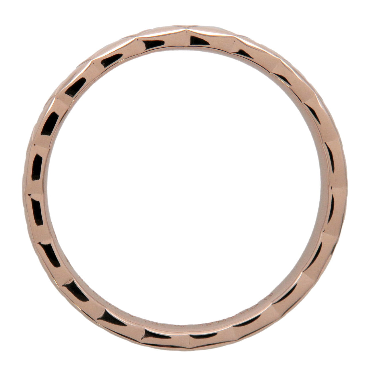 CHANEL COCO Crush Ring Mini K18 750PG Rose Gold #56 US 7.5 EU 56 J11785