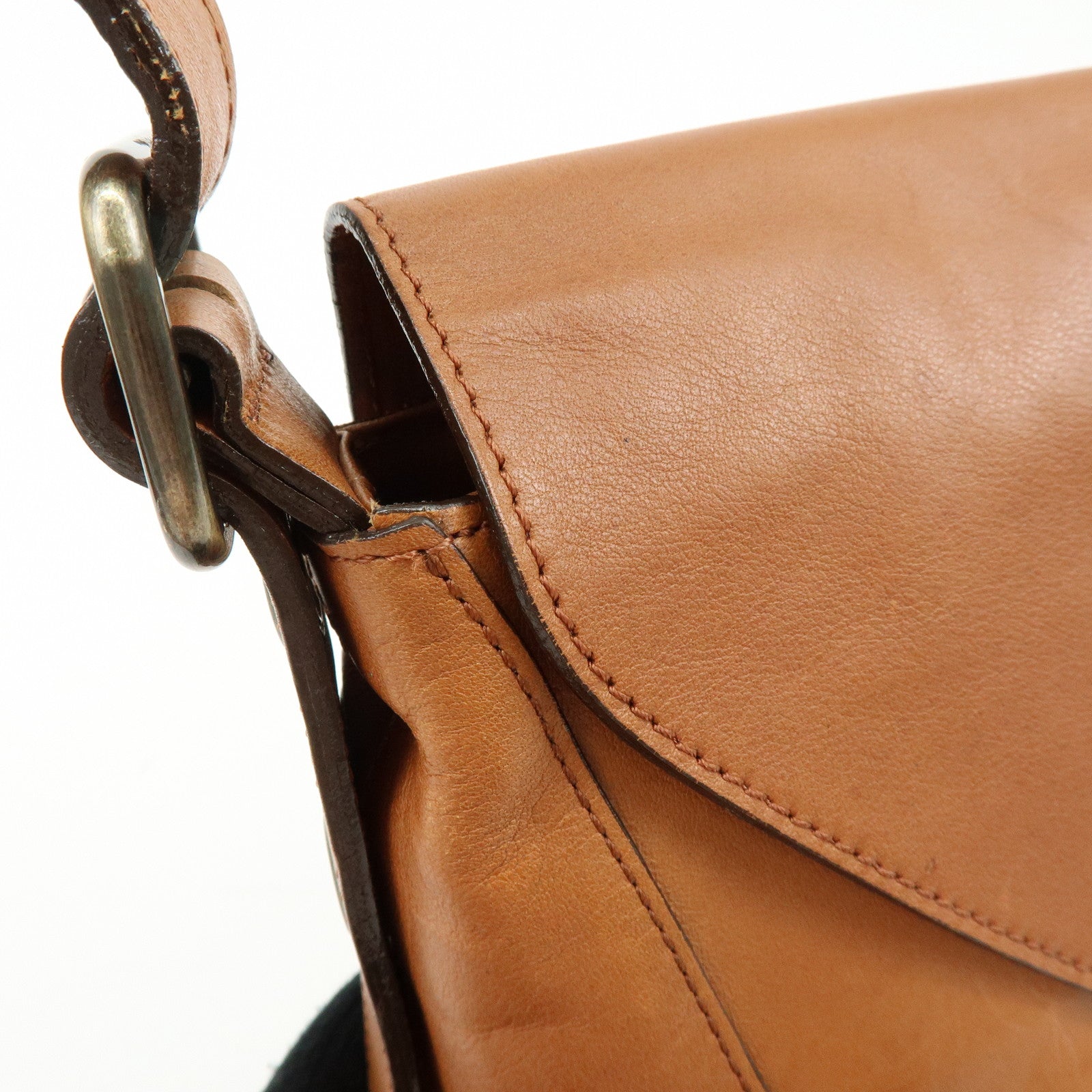 Chloe Eloise Leather Shoulder Bag Crossbody Bag  Brown