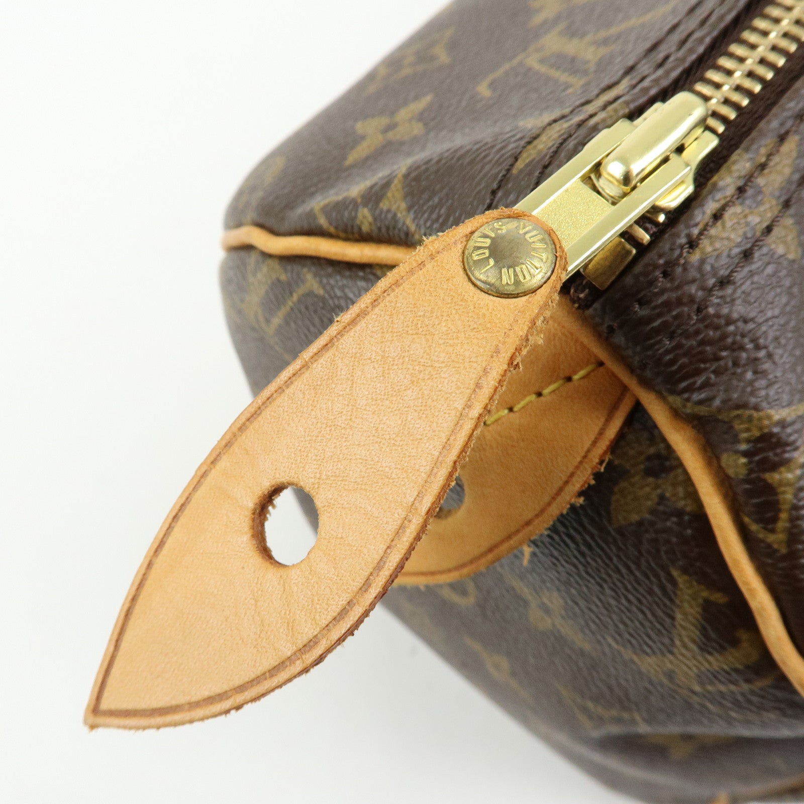 Louis Vuitton Monogram Speedy 40 Hand Bag Boston Bag Brown M41522