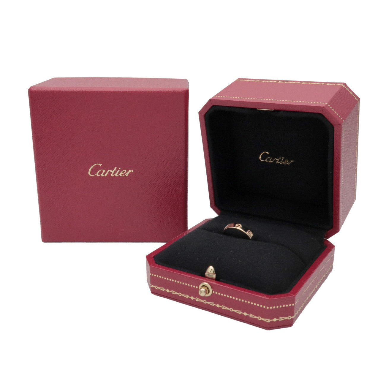 Cartier Mini Love Ring K18 750YG #46 US3.75 EU46 HK7.5