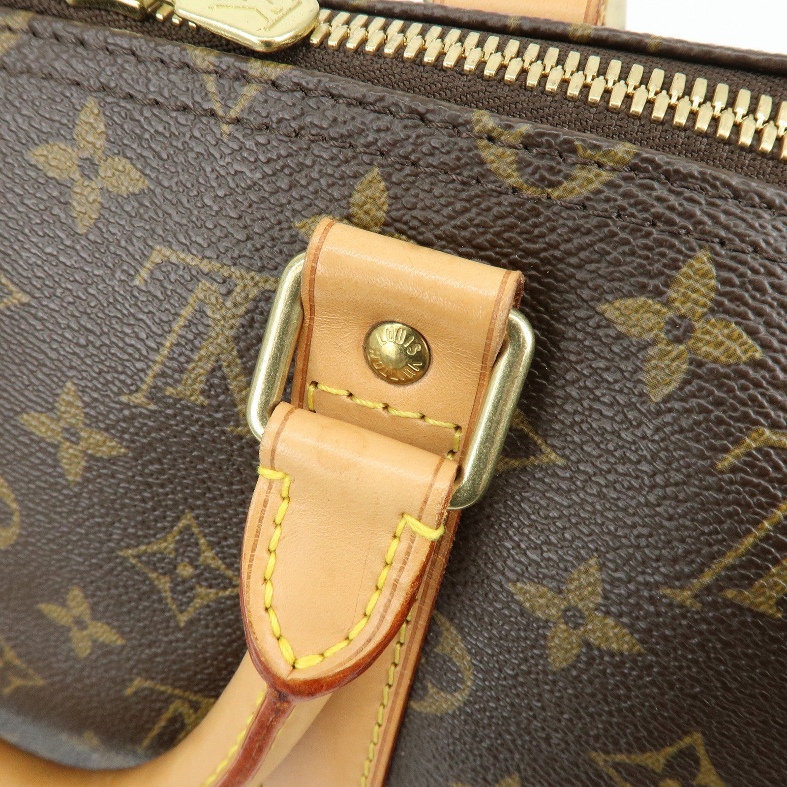Louis Vuitton Monogram Keep All 50 Boston Bag Brown M41426
