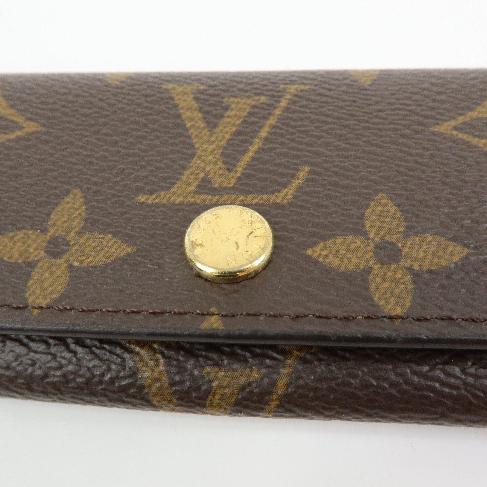 Louis Vuitton Monogram Multicles 4 Key Case Key Holder Brown M6263