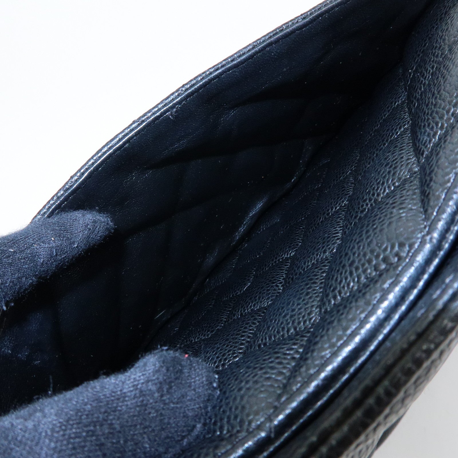 CHANEL Matelasse COCO Mark Medallion Tote Bag Hand Bag Black A01804