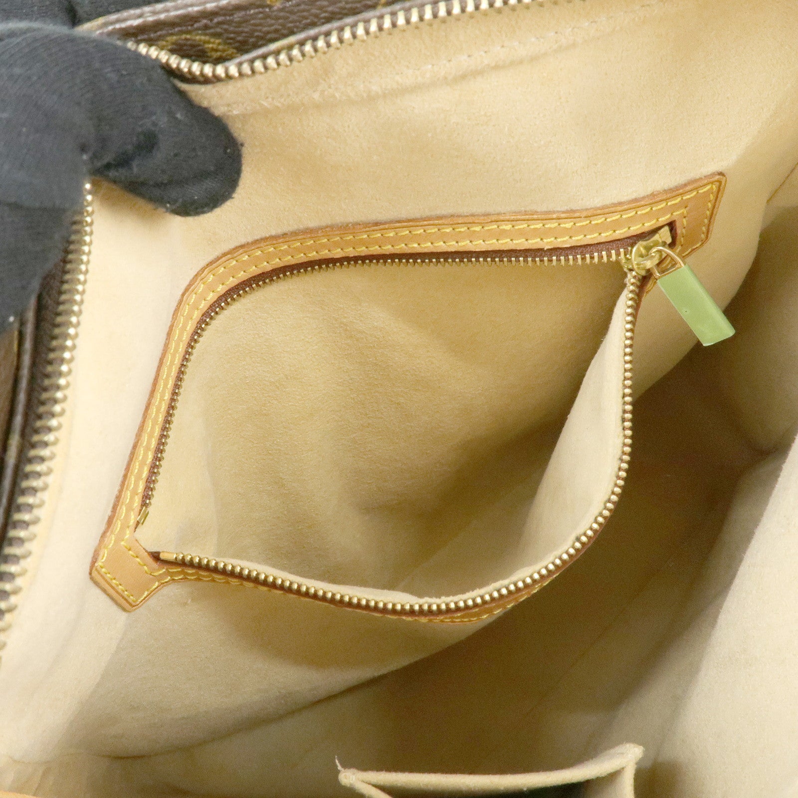 Louis Vuitton Monogram Looping GM Canvas Shoulder Bag Brown M51145
