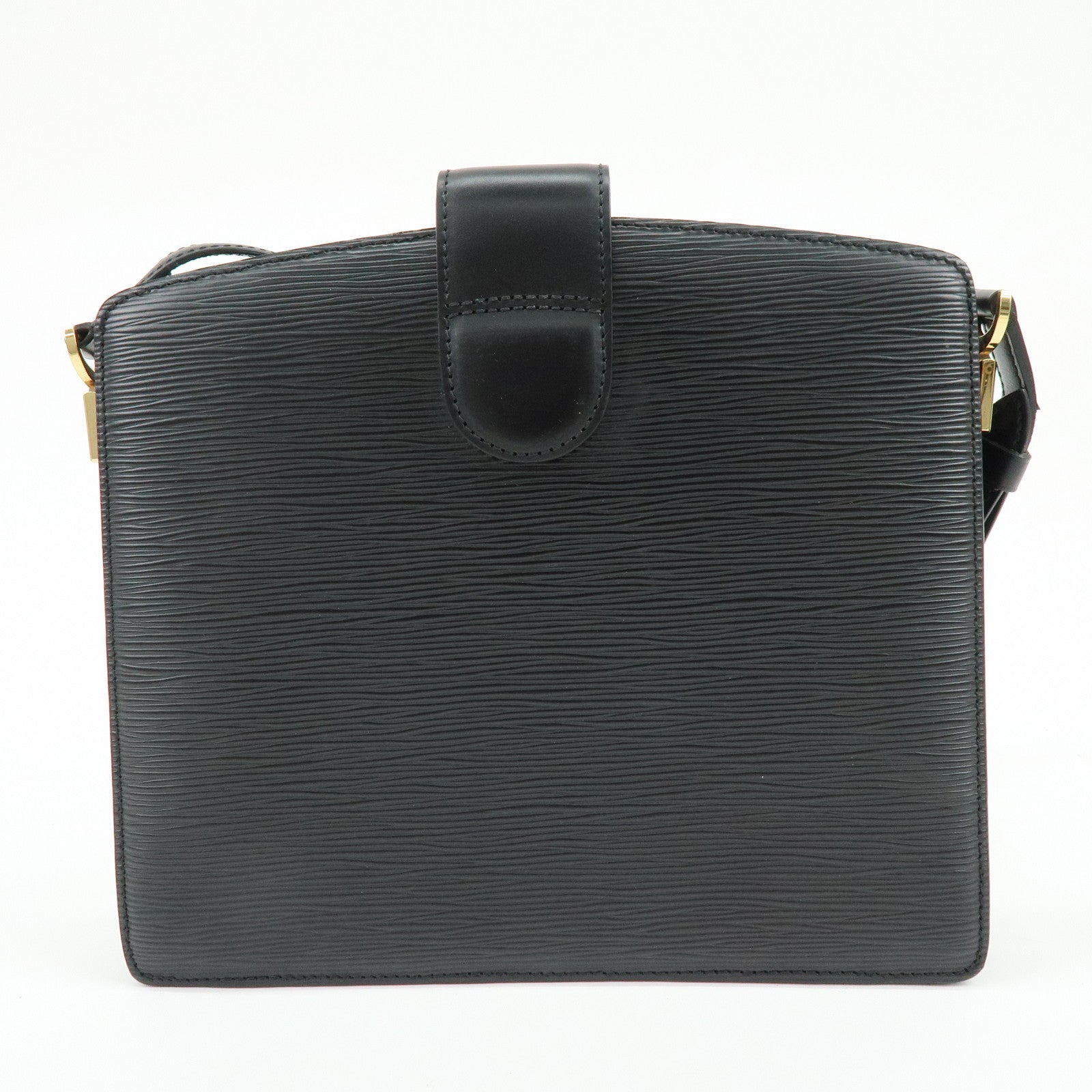 Louis Vuitton Epi Capuchin Shoulder Crossbody Bag Noir Black M52342