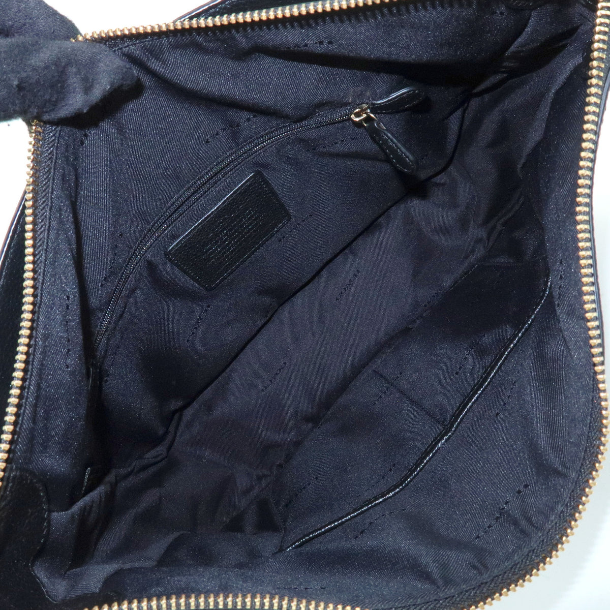 COACH Chelsea Hobo 32 Leather Shoulder Bag Hand Bag Black