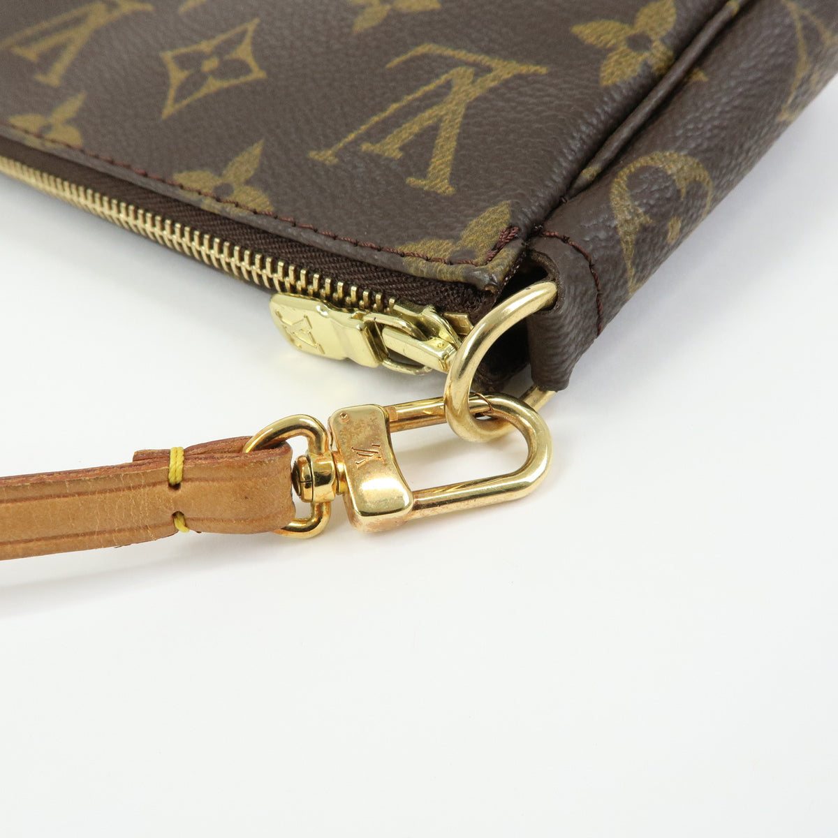 Louis Vuitton Monogram Pochette Accessoires Pouch Hand Bag M51980