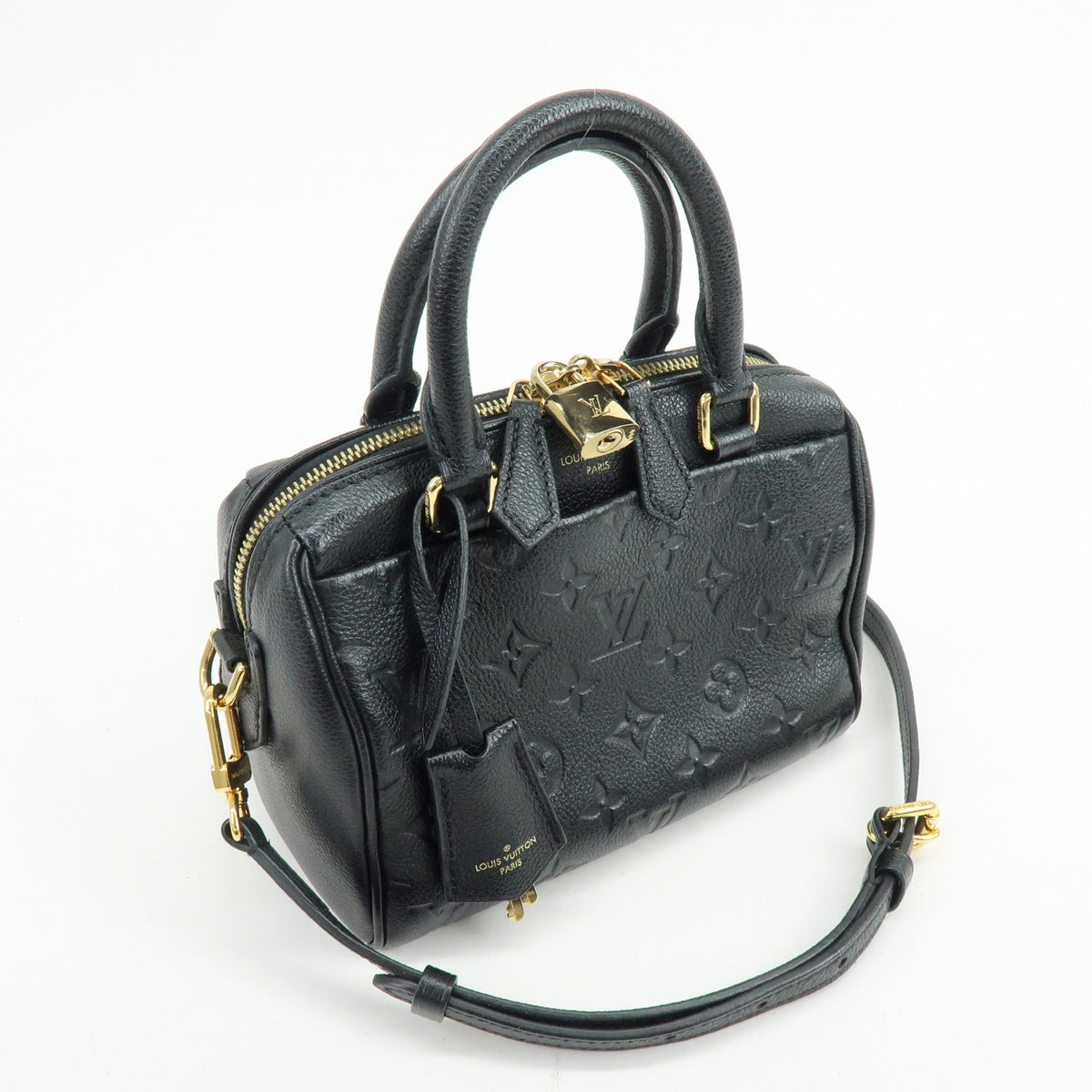 Louis Vuitton Monogram Empreinte Speedy Bandouliere 20 2Way Bag M42397