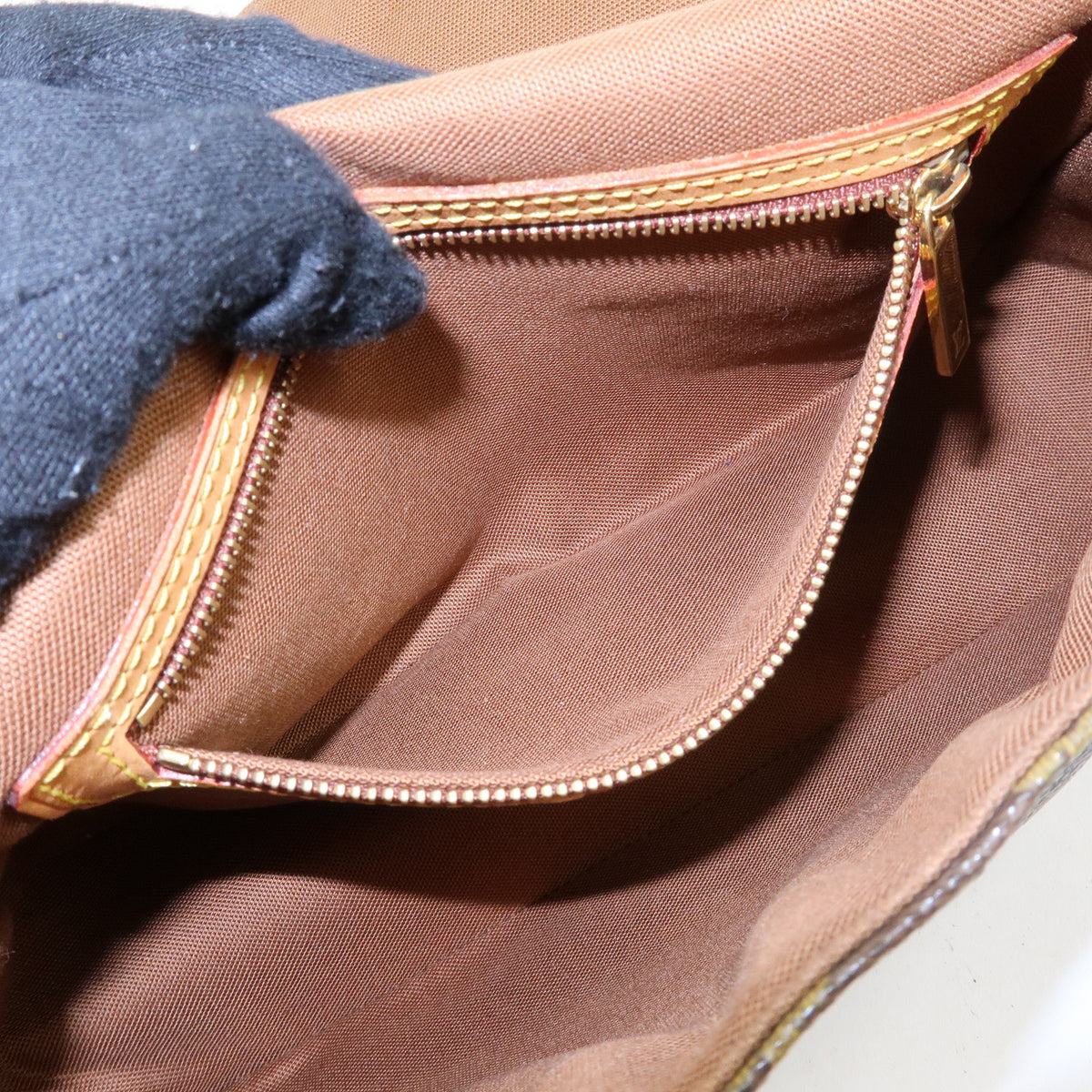 Louis Vuitton Monogram Mini Looping Shoulder Bag Brown M51147