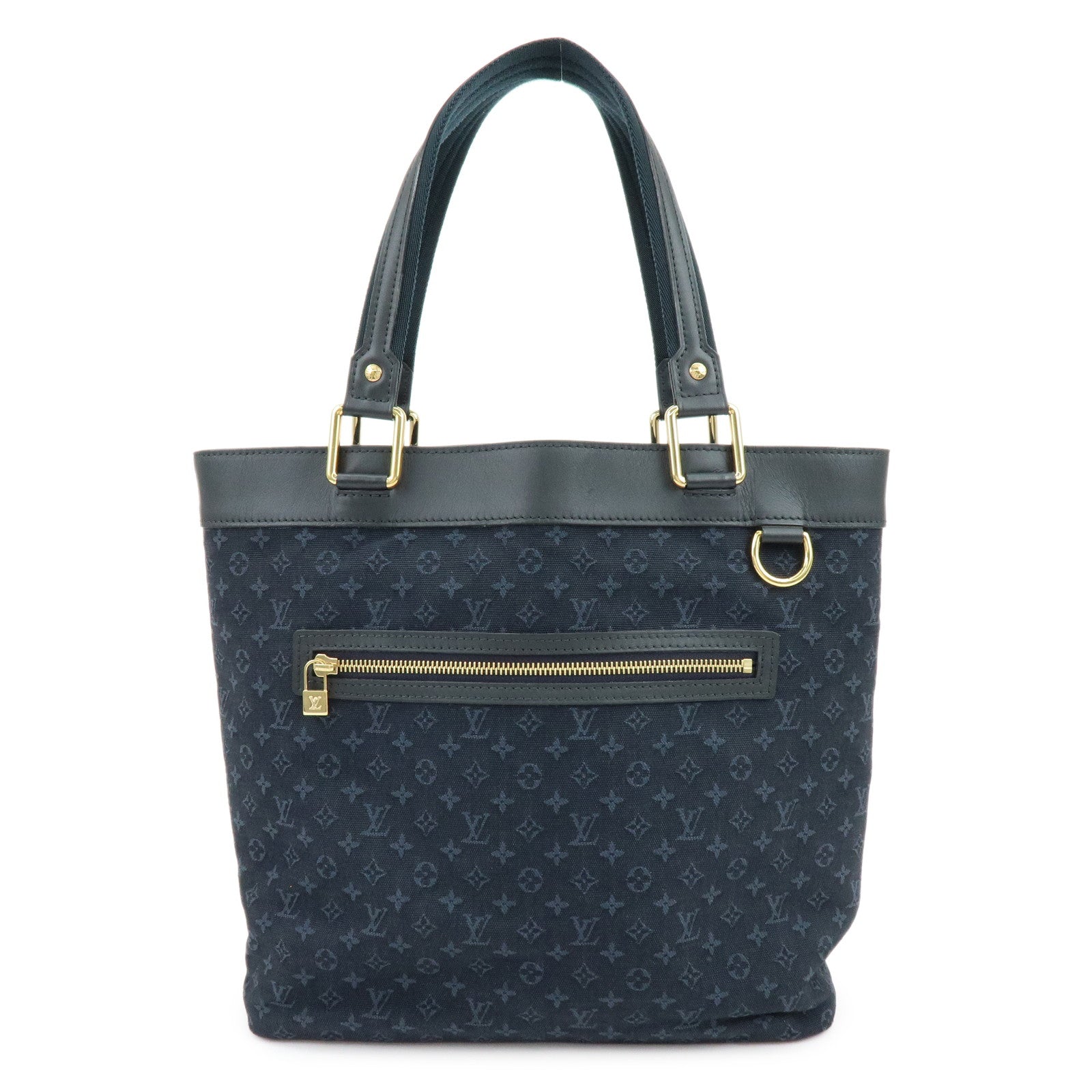Louis Vuitton Monogram Mini Lucille GM Canvas Tote Bag Blue M92679