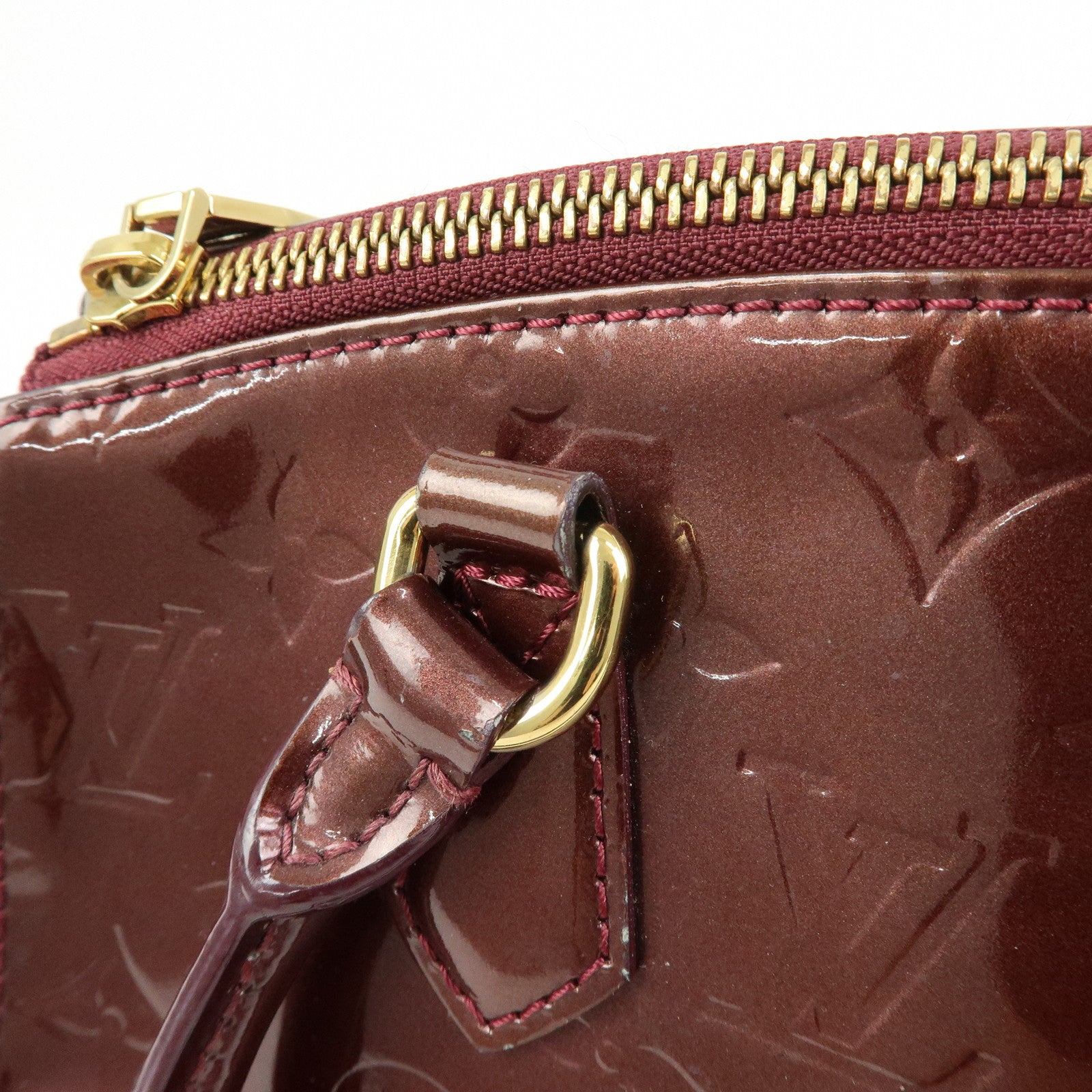 Louis Vuitton Monogram Vernis Sherwood PM Boston Hand Bag M91492