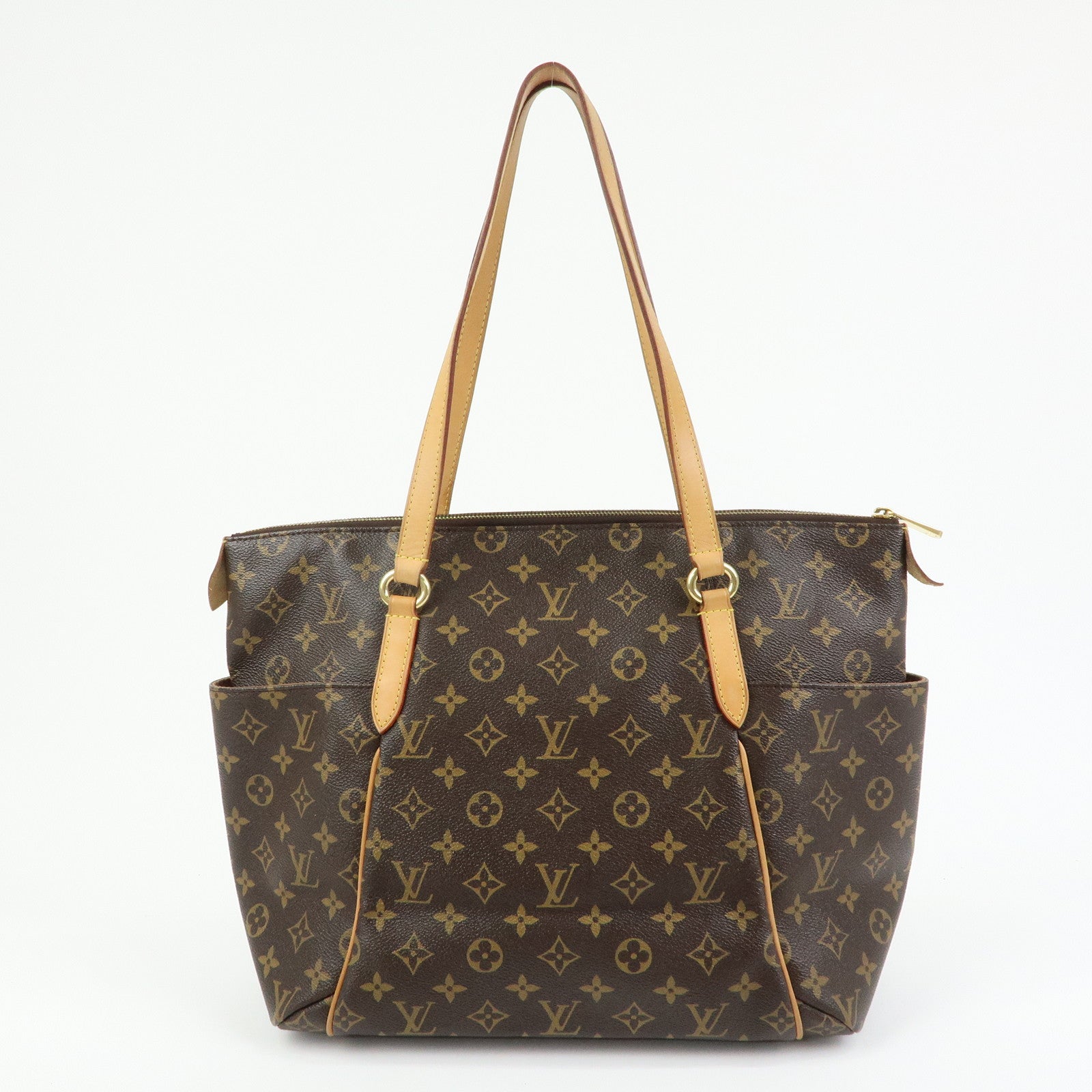 Louis Vuitton Monogram Totally MM Tote Shoulder Bag Brown M56689
