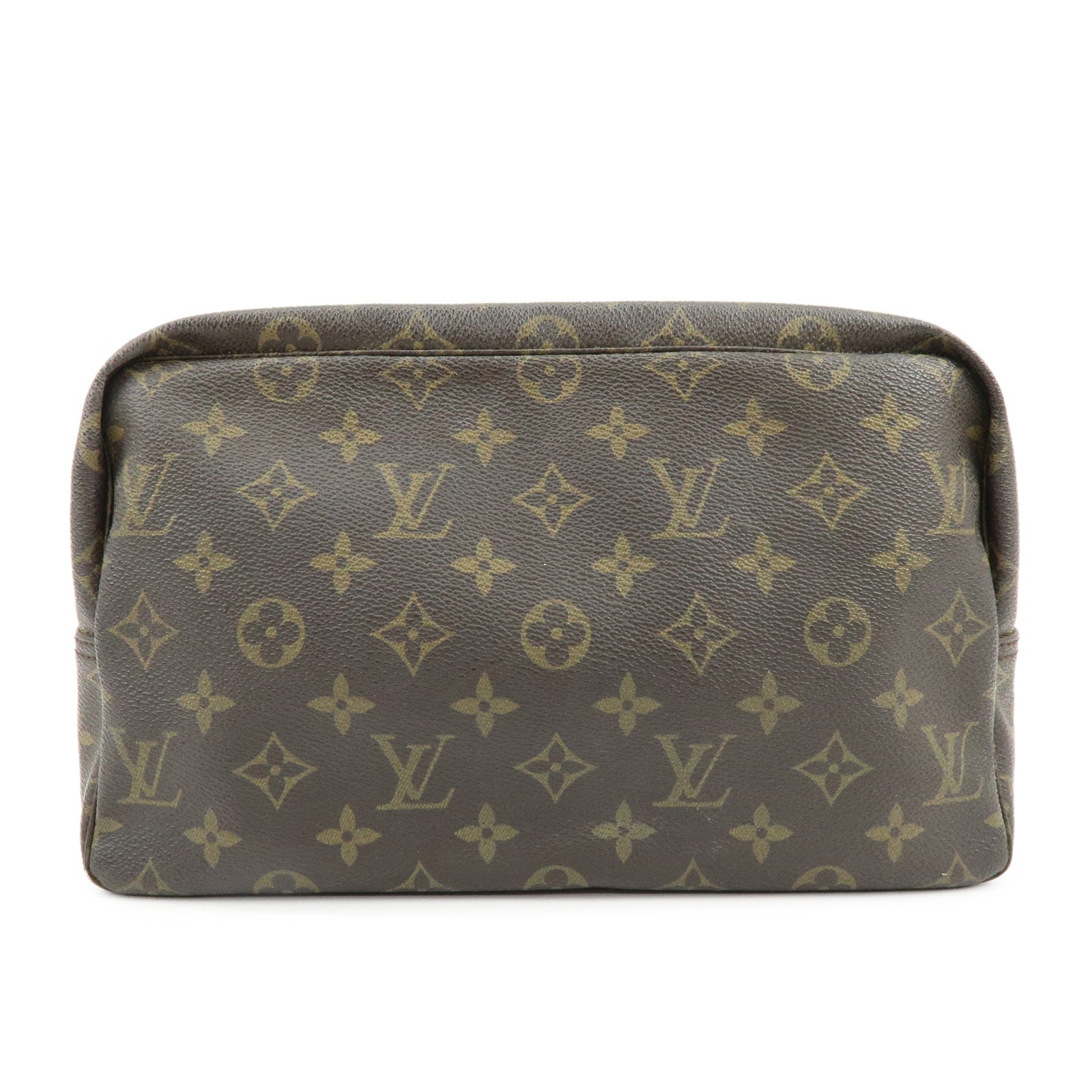 Louis Vuitton Monogram Trousse Toilette 28 Pouch Brown M47522