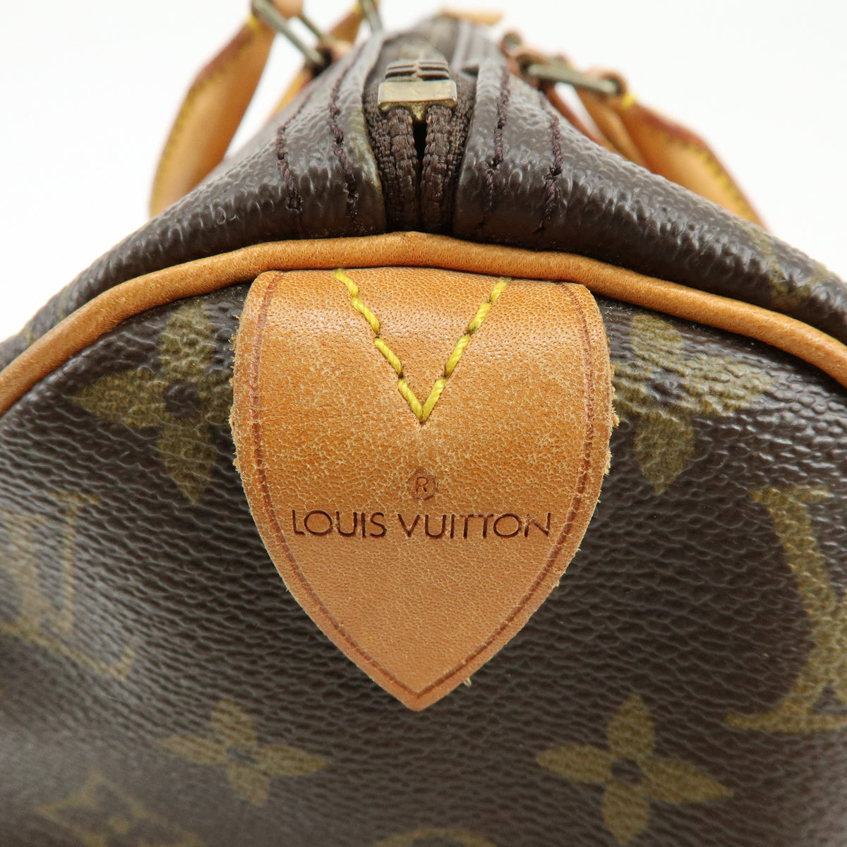 Louis Vuitton Monogram Speedy 40 Hand Bag Boston Bag Brown M41522