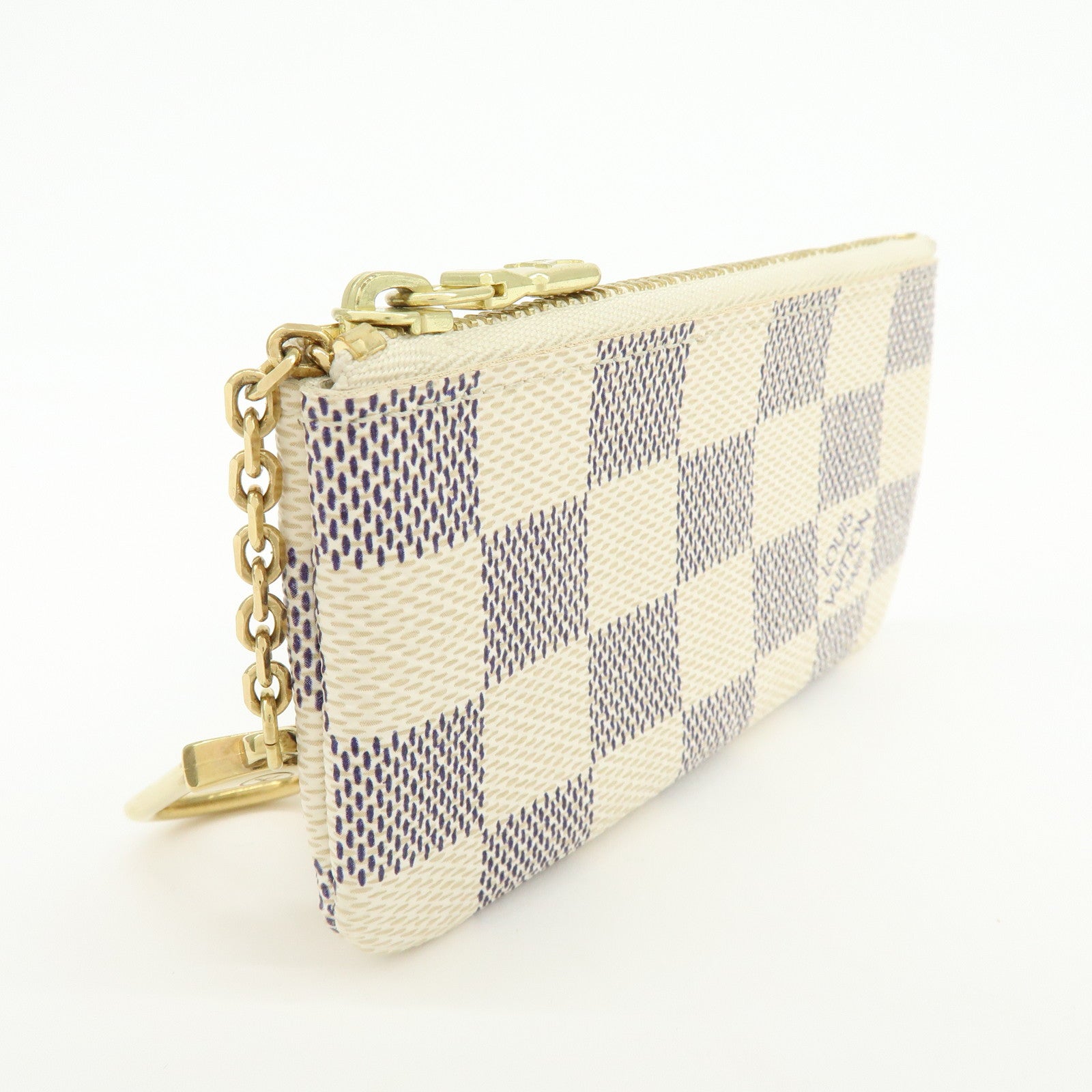 Louis Vuitton Damier Azur Pochette Cles Coin Case N62659