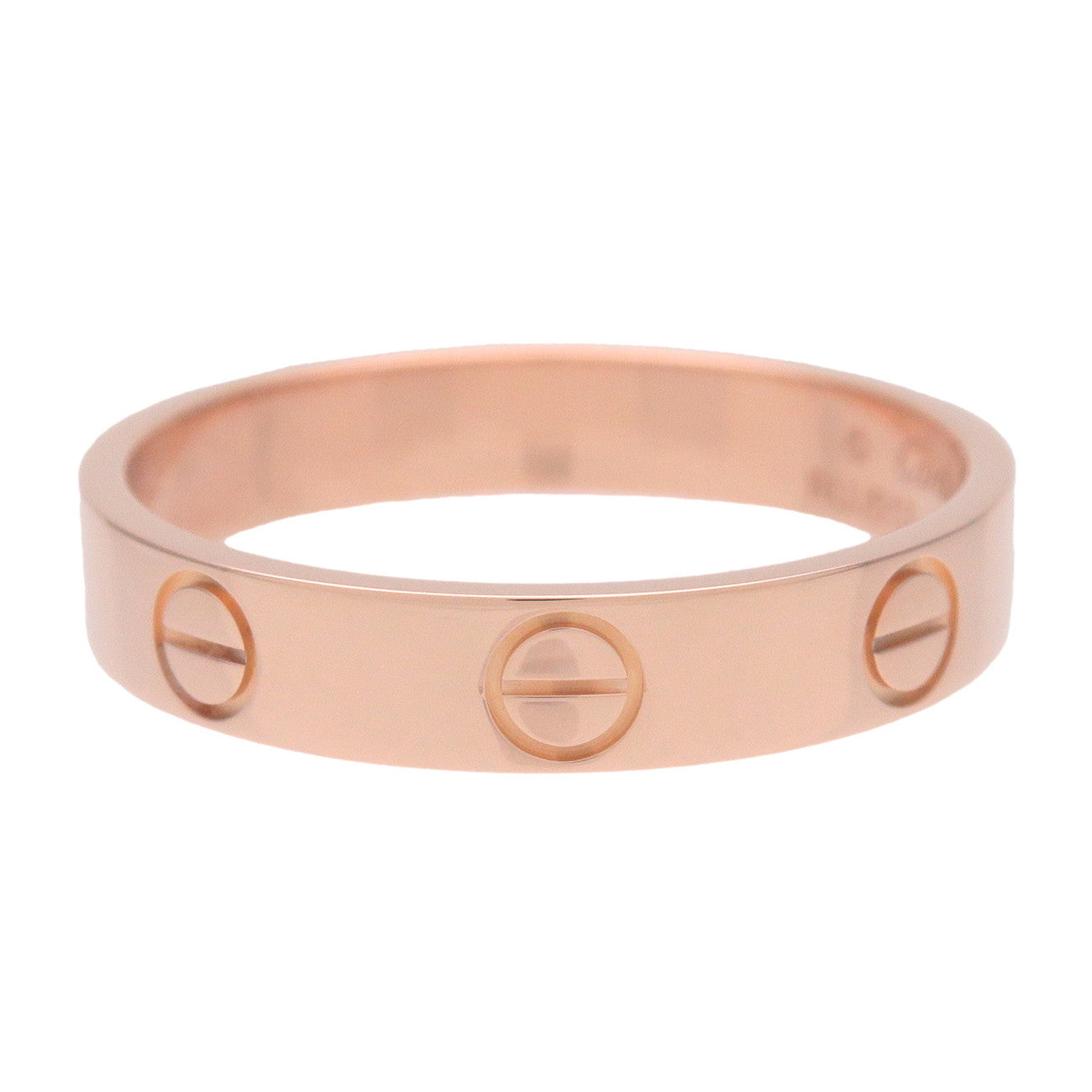 Cartier Mini Love Ring K18 750PG Rose Gold #53 US6.5 EU53 HK14