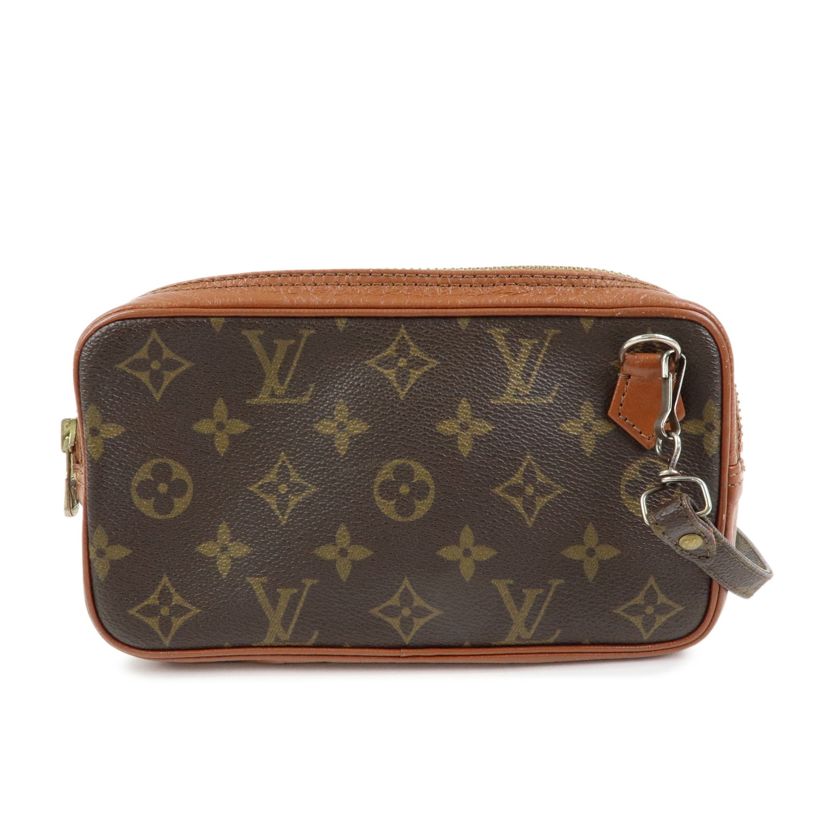 Louis Vuitton Monogram Pochette Marly Bandouliere Bag Brown M51828