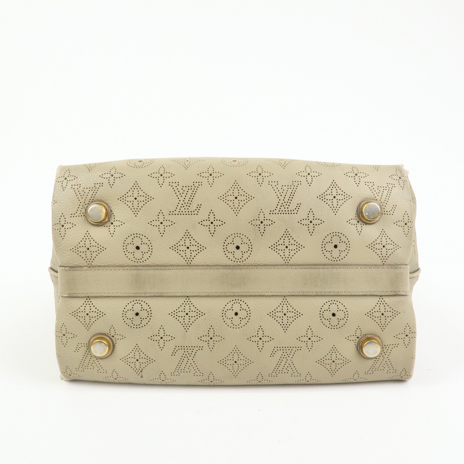 Louis Vuitton Monogram Mahina Cirrus PM Tote Hand Bag Opal M93818