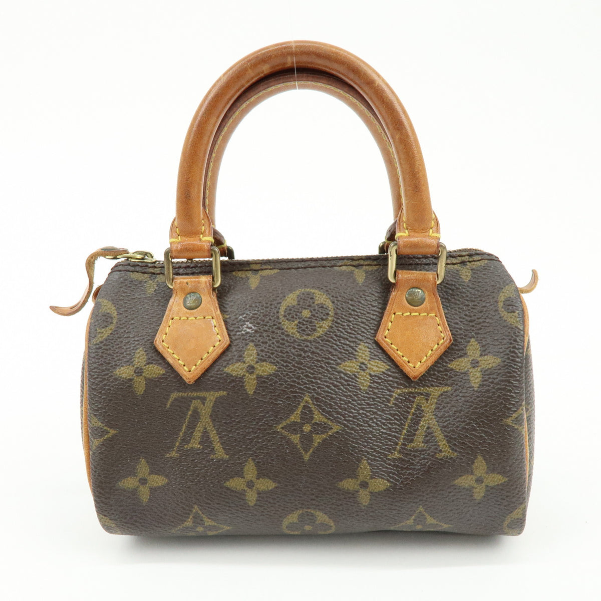 Louis Vuitton Monogram Mini Speedy Hand Bag and Strap M41534 J52315 Lot