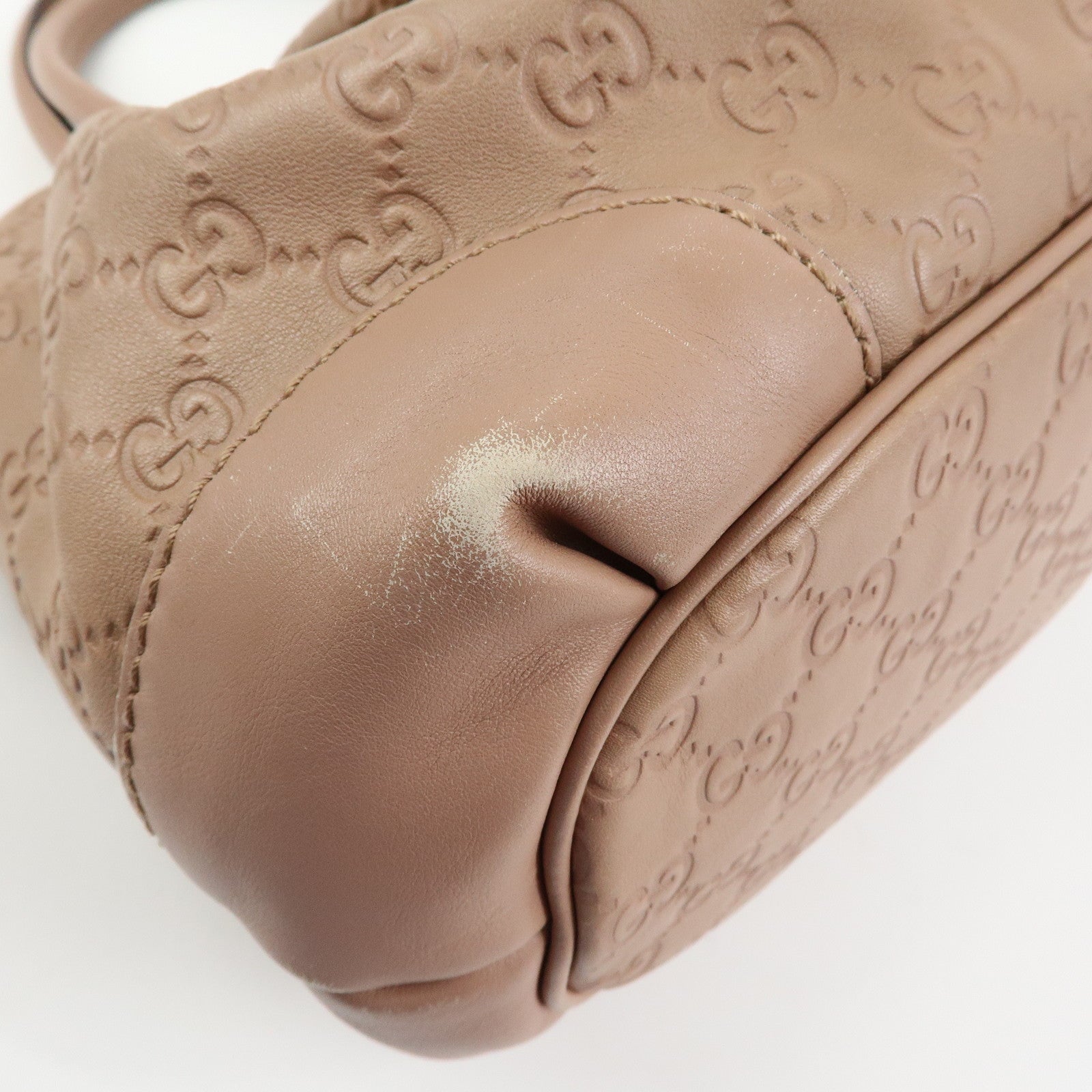 GUCCI Sukey Interlocking G Leather 2Way Shoulder Hand Bag 247902