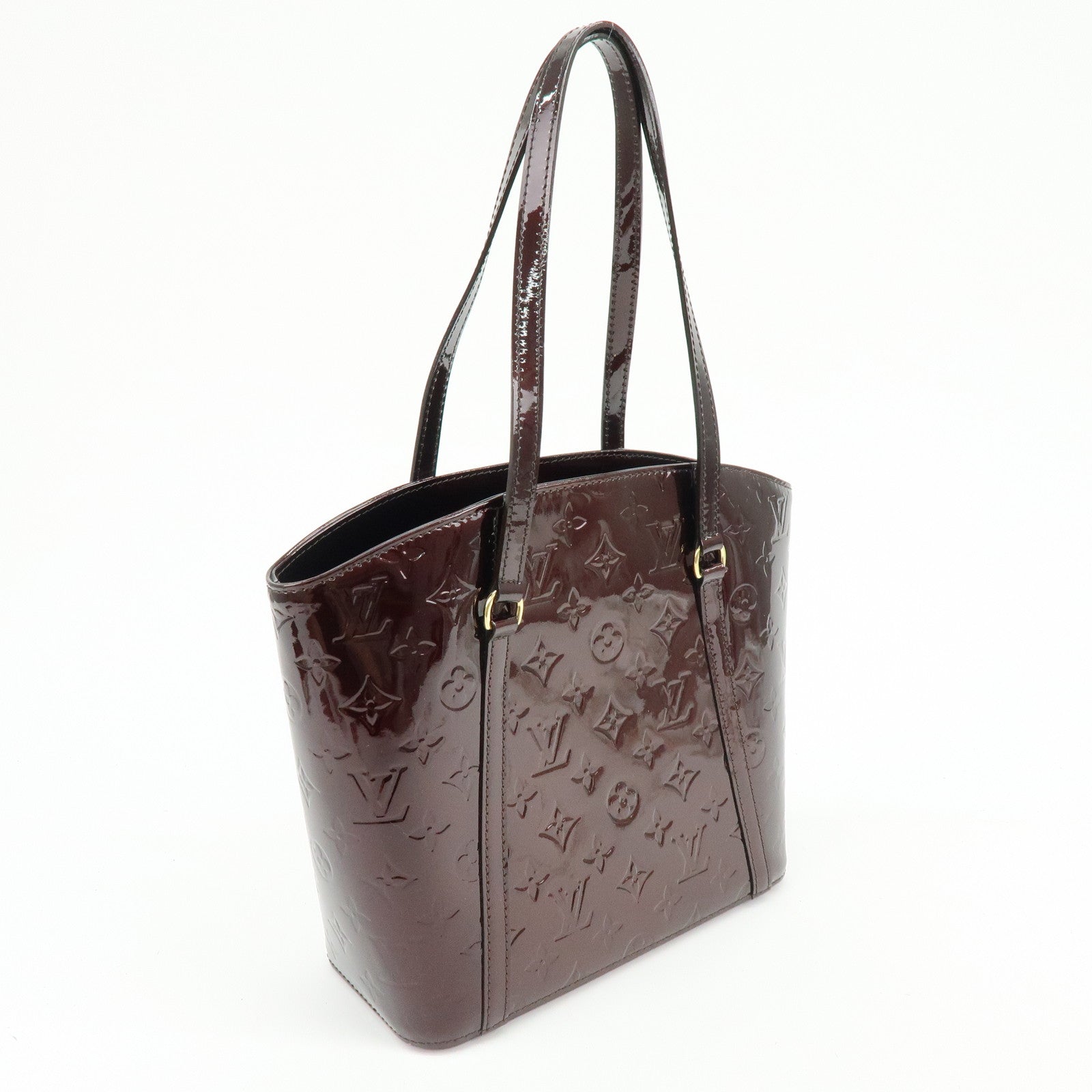 Louis Vuitton Monogram Vernis Avalon MM Tote Bag Amarante M91567