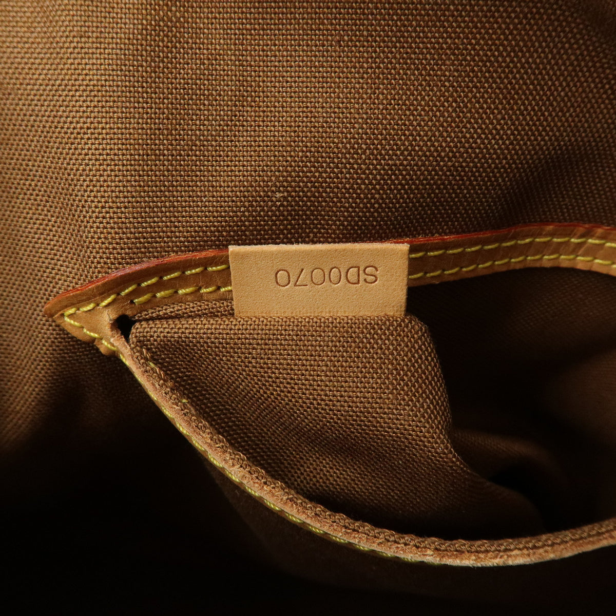 Louis Vuitton Monogram Alma PM Canvas Leather Hand Bag Brown M51130