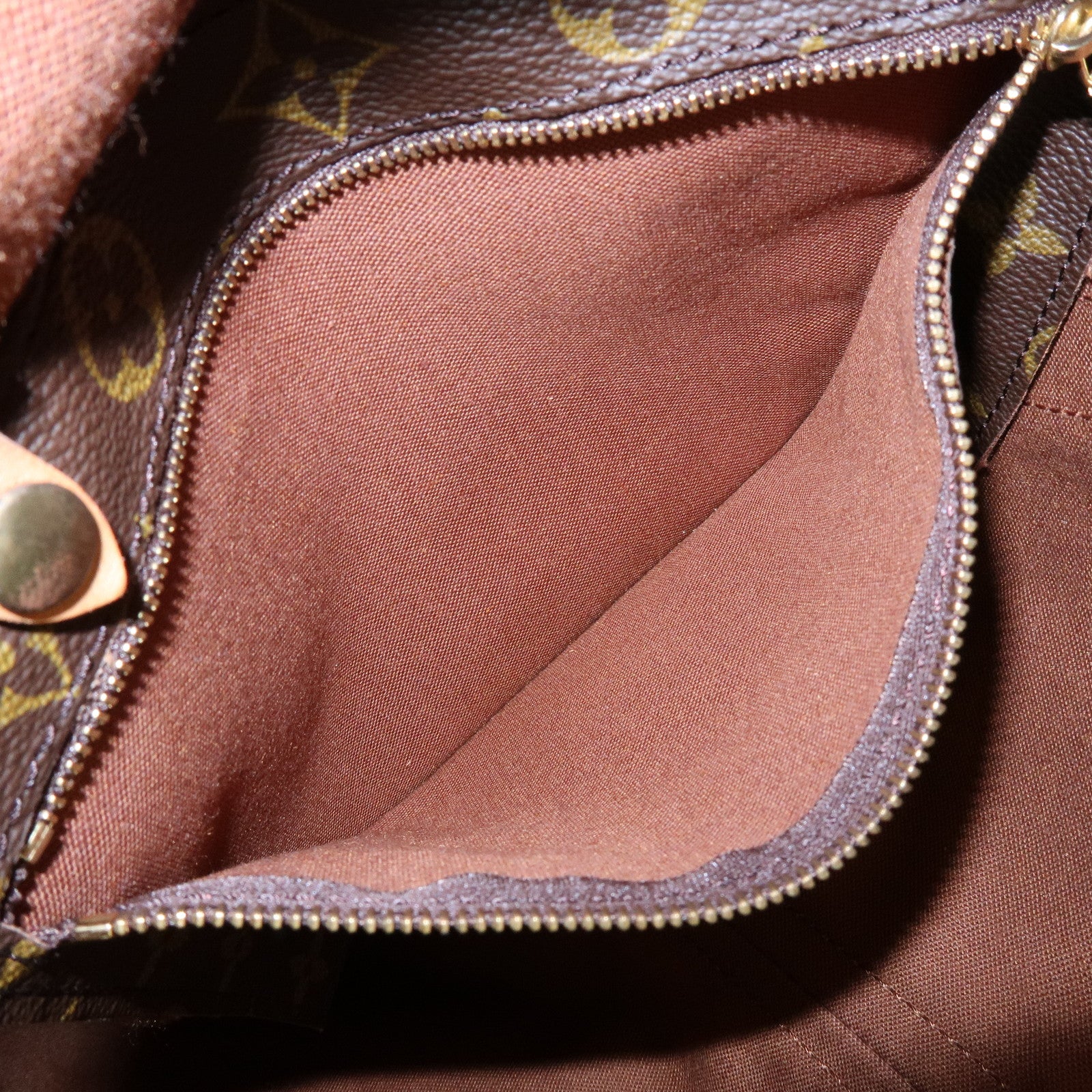 Louis Vuitton Monogram Randonnee GM Shoulder Bag Brown M42244