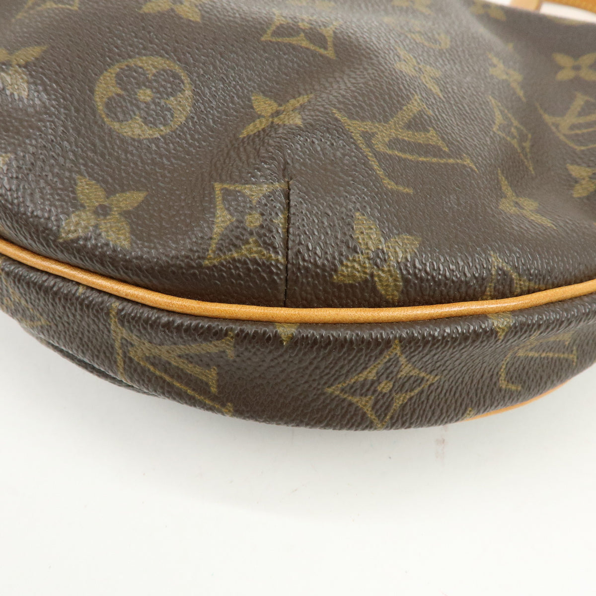 Louis Vuitton Monogram Croissant MM Shoulder Bag Brown M51512