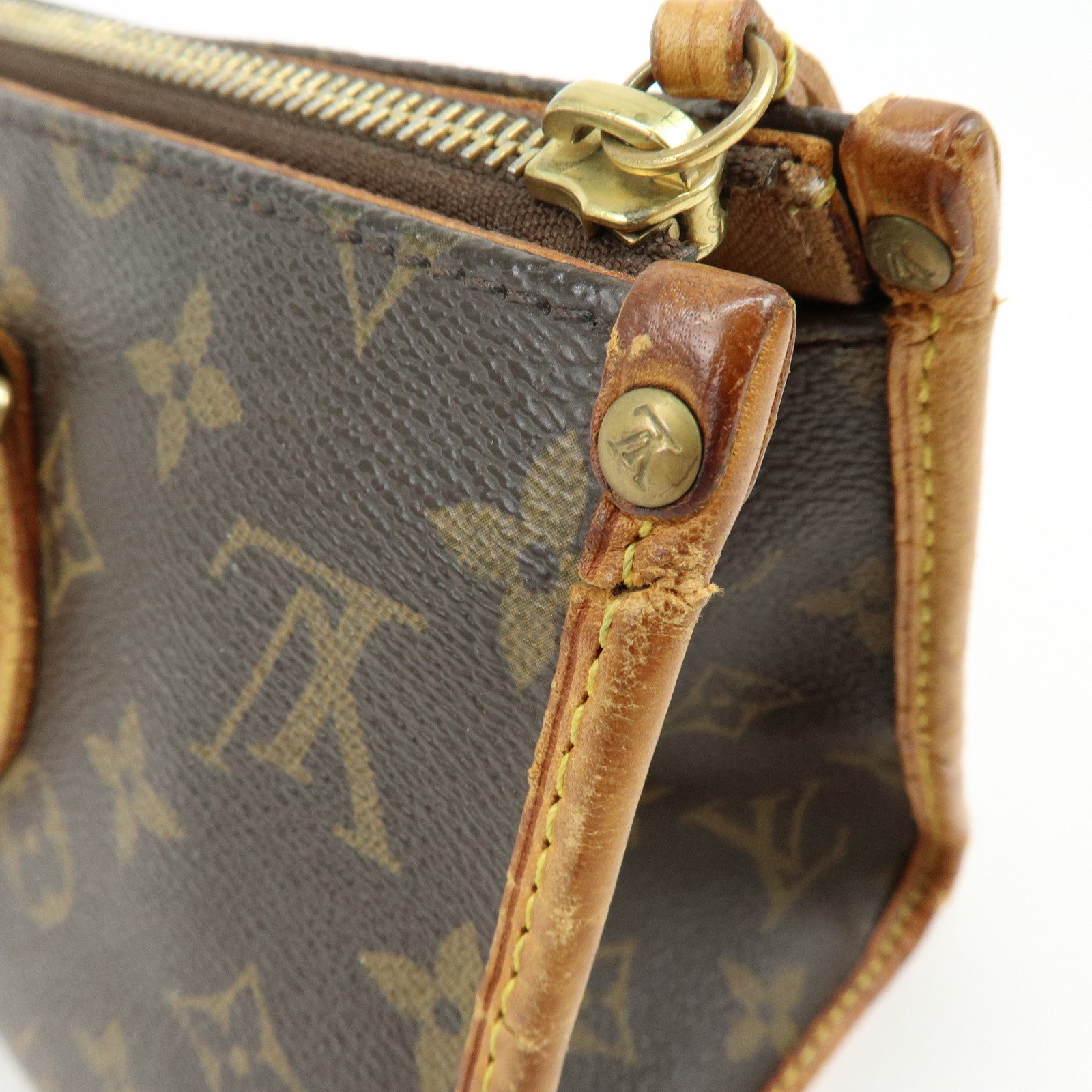 Louis Vuitton Monogram Popincourt Hand Bag Brown M40009