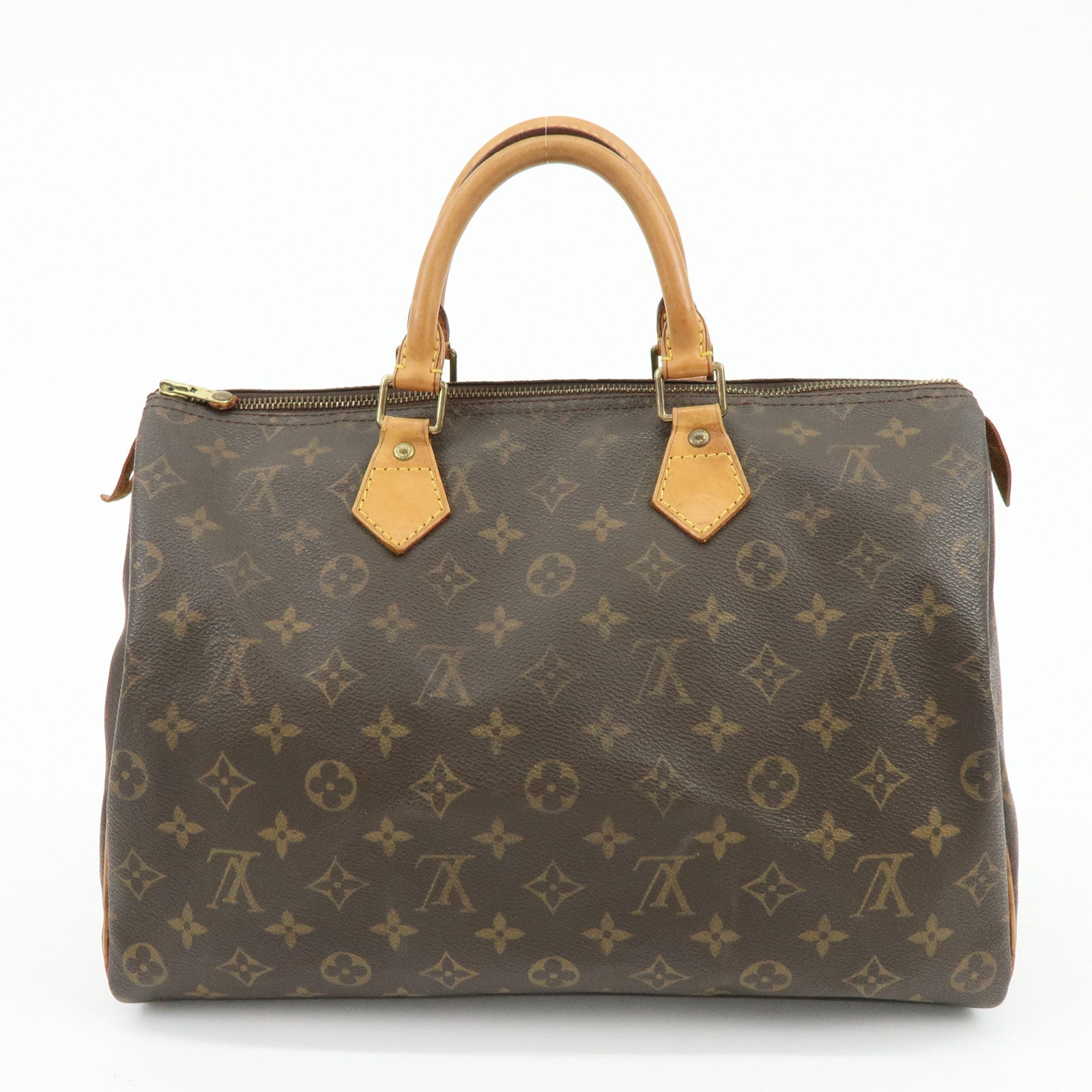Louis Vuitton Monogram Speedy 30 Boston Bag Hand Bag Brown M41526