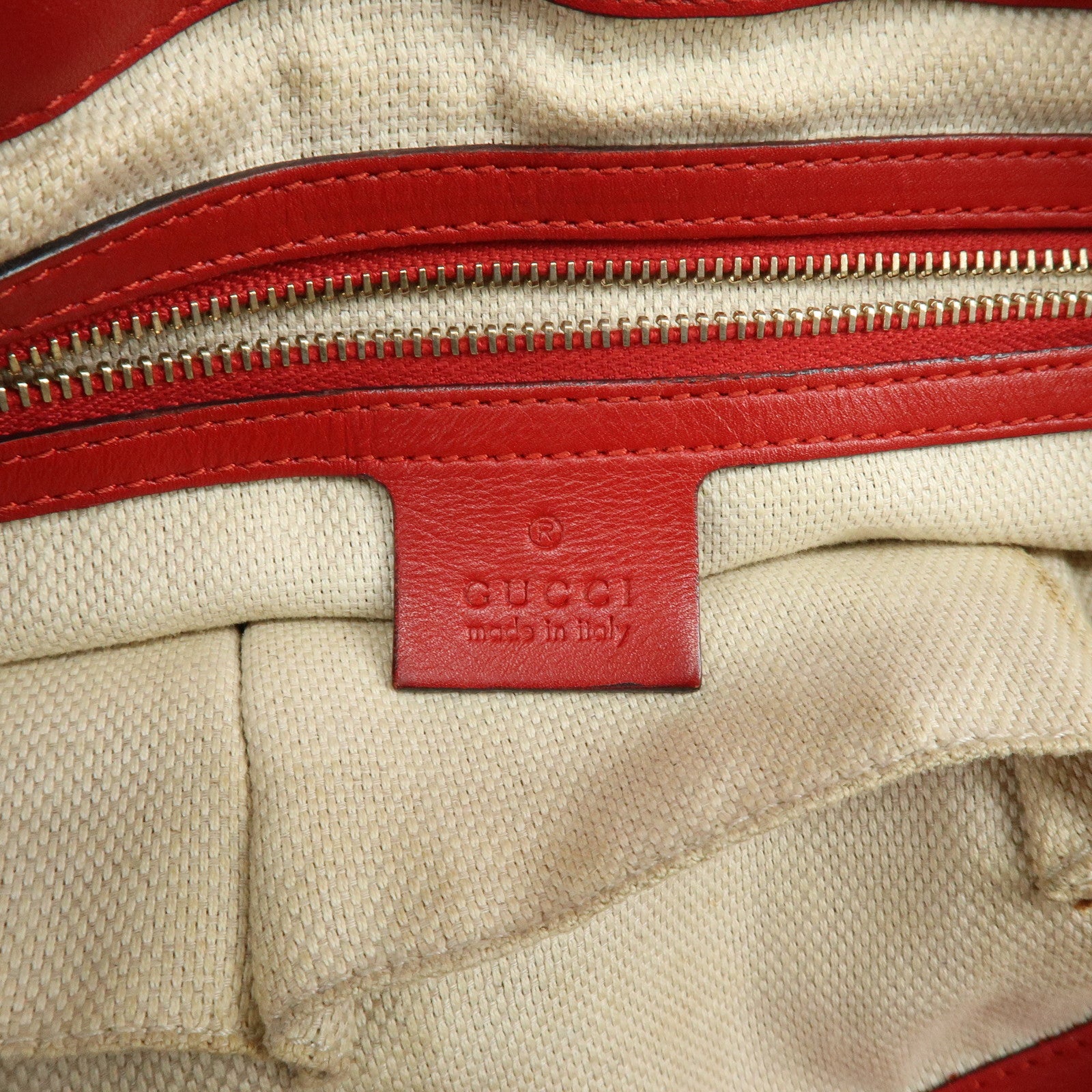 GUCCI GG Canvas Leather Shoulder Bag Valentine Limited 309122