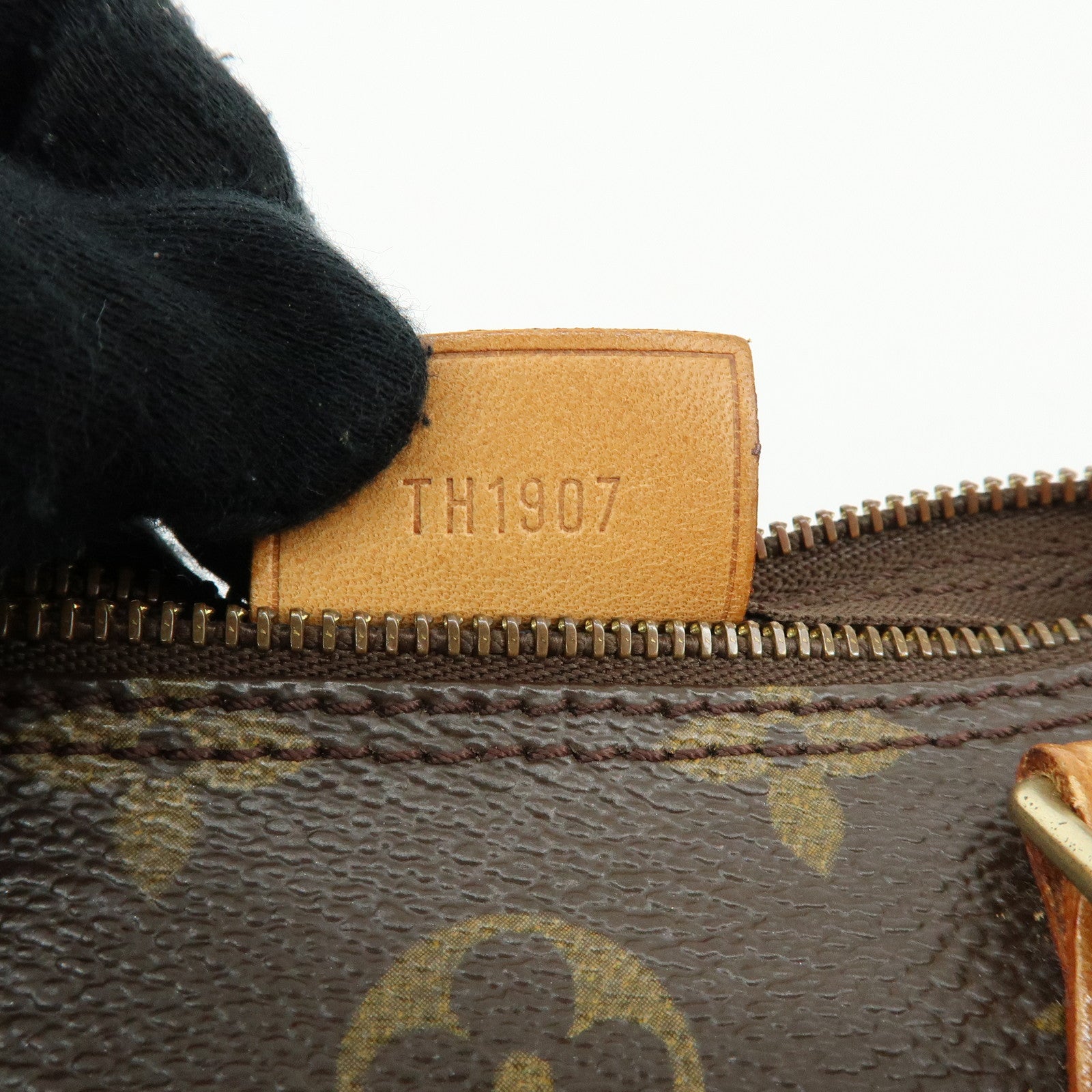 Louis Vuitton Monogram Canvas Mini Speedy Hand Bag & Strap M41534
