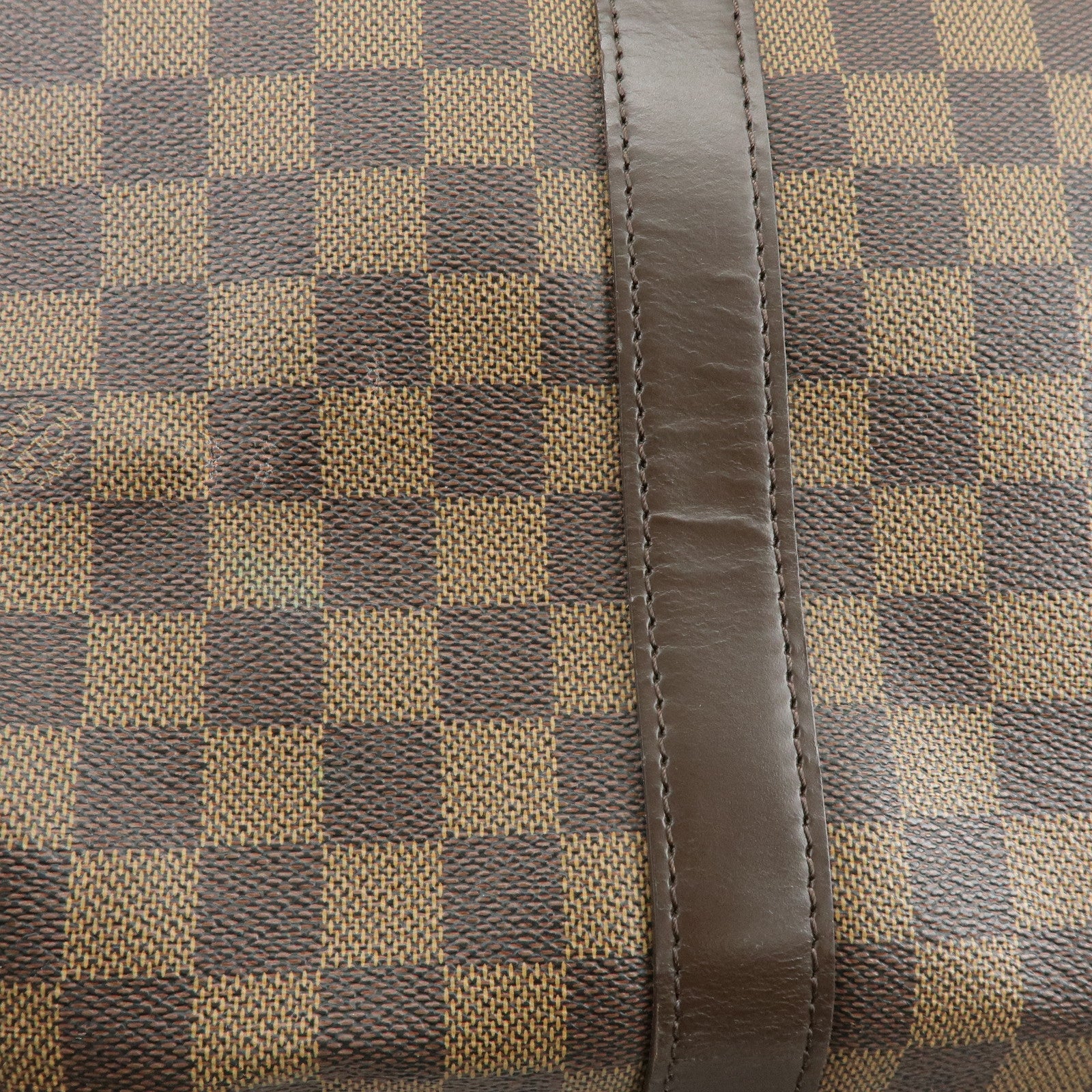 Louis Vuitton Damier Keep All Bandouliere 55 Travel Bag Brown N41414