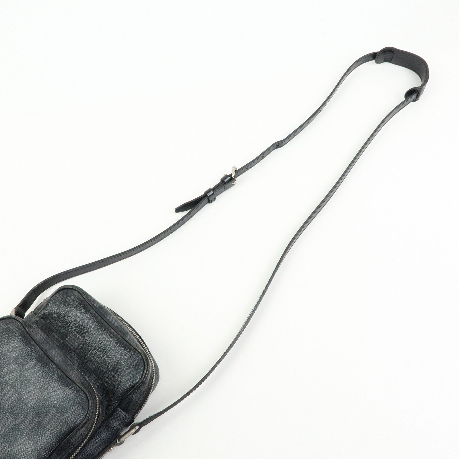 Louis Vuitton Damier Graphite Rem Shoulder Bag Black N41446