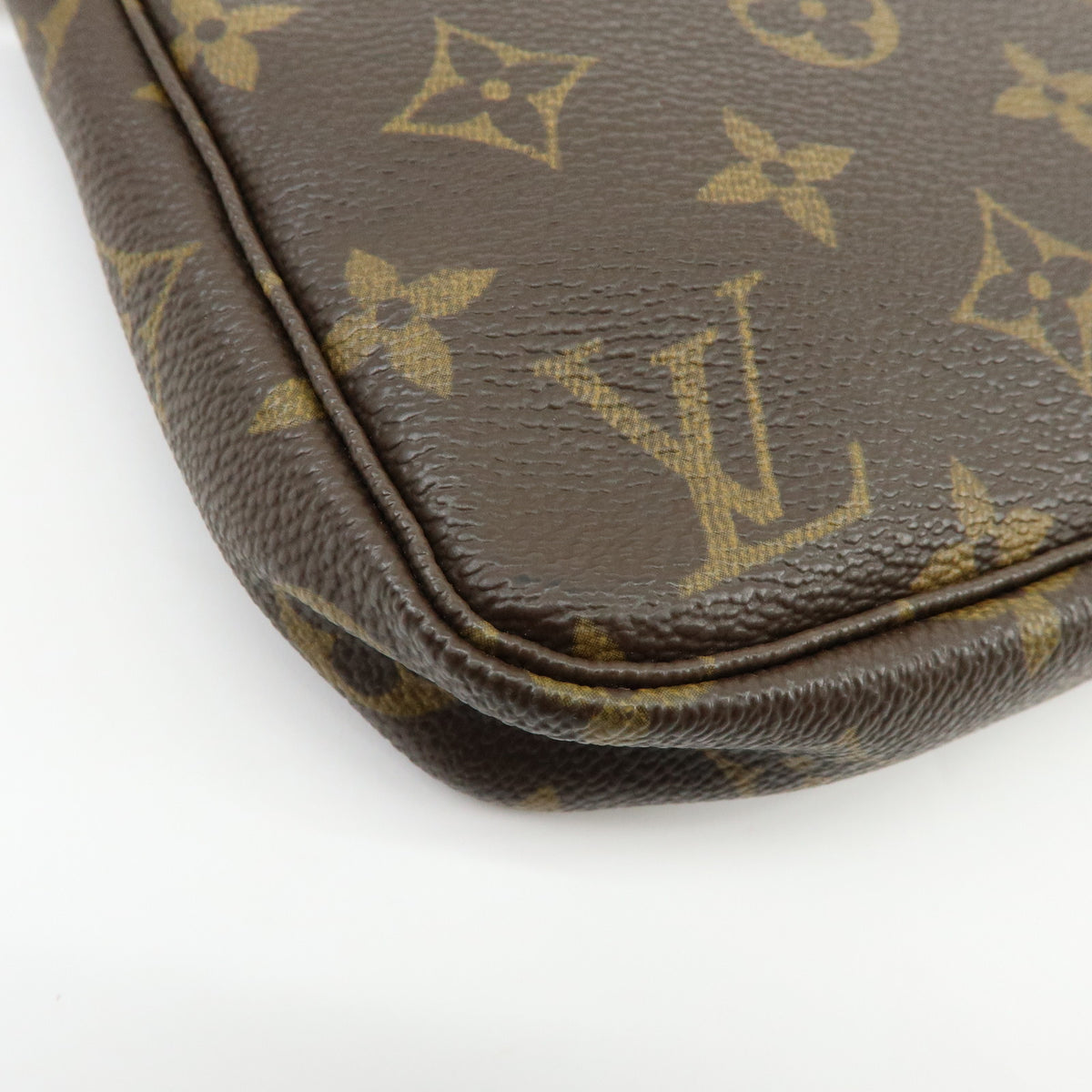 Louis Vuitton Monogram Pochette Accessoires Pouch Hand Bag Brown M51980