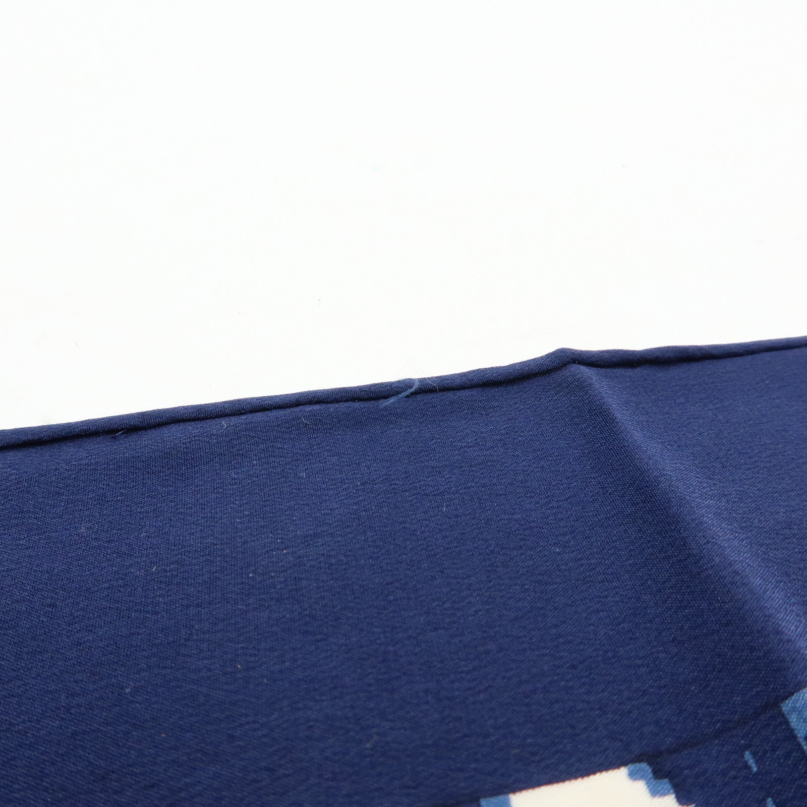 Christian Dior Trotter Silk 100% Scarf Navy White