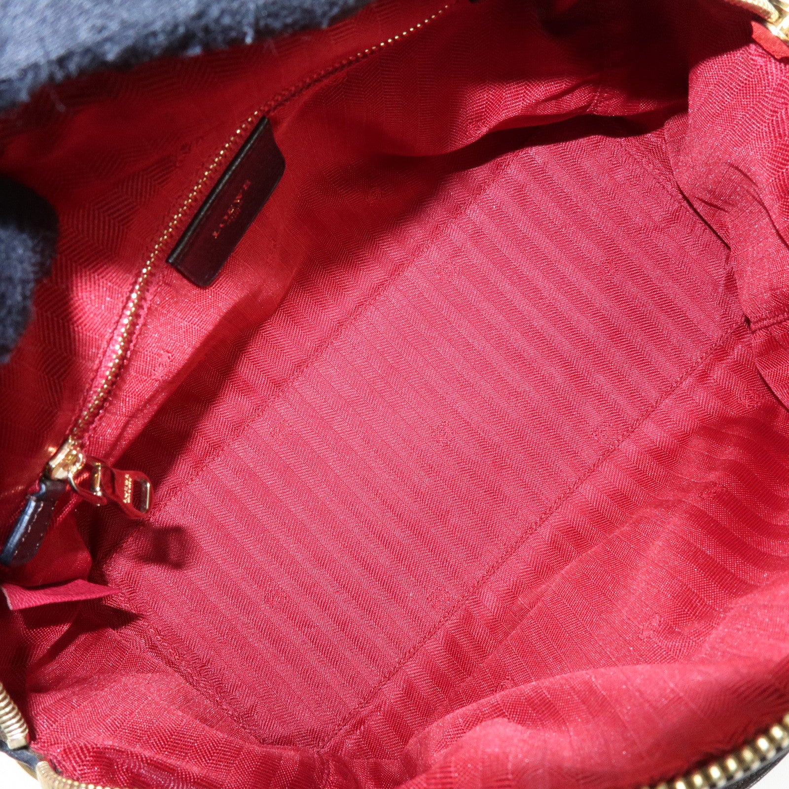 LOEWE Anagram Leather 2Way Bag Hand Bag Boston Bag Bronze
