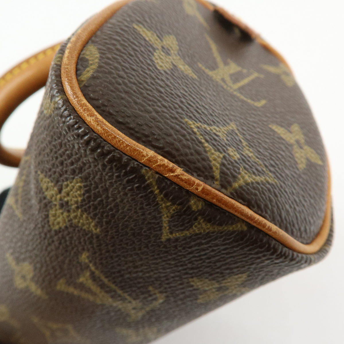 Louis Vuitton Monogram Mini Speedy Hand Bag Brown M41534