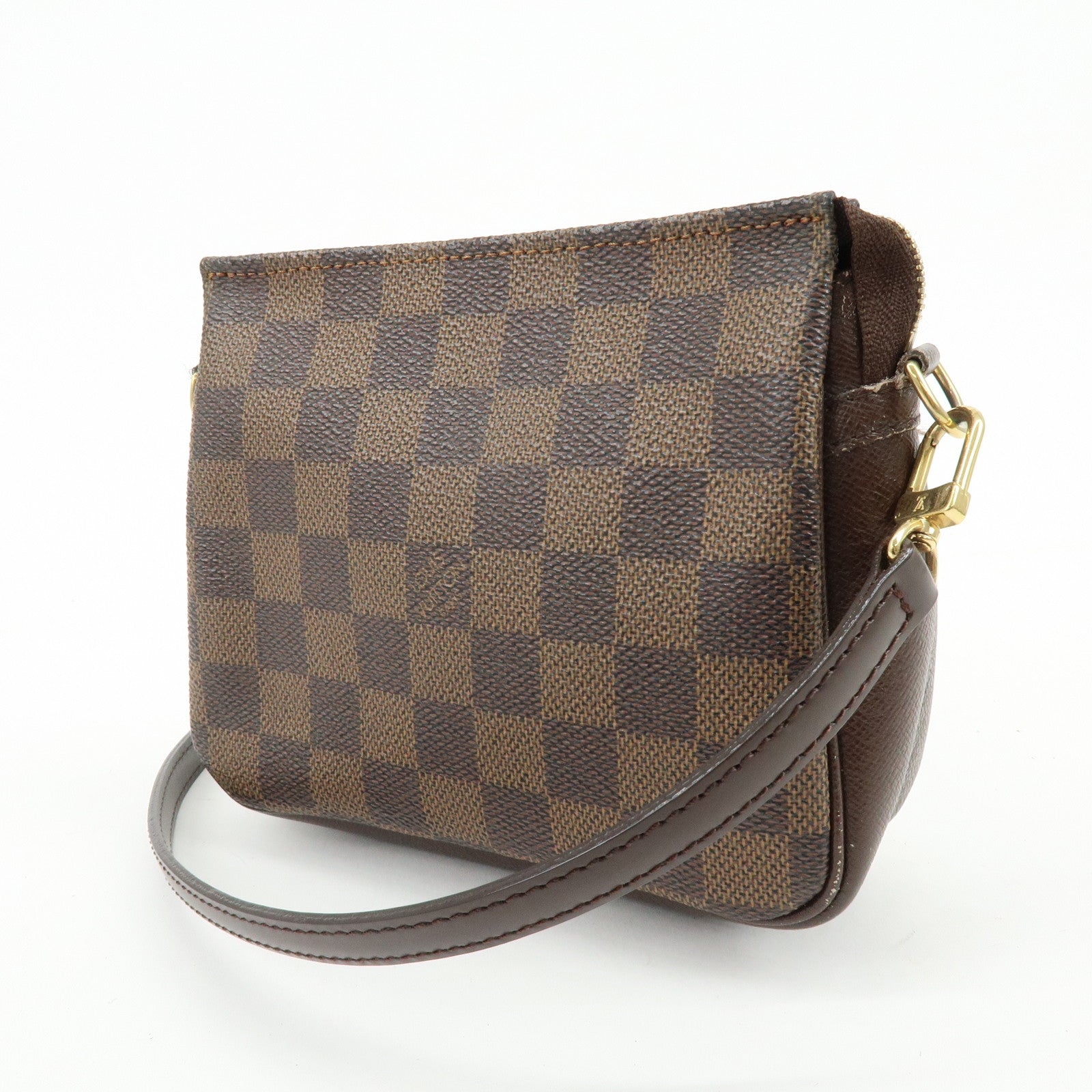 Louis Vuitton Damier Trousse Makeup Accessory Pouch Brown N51982 Lot